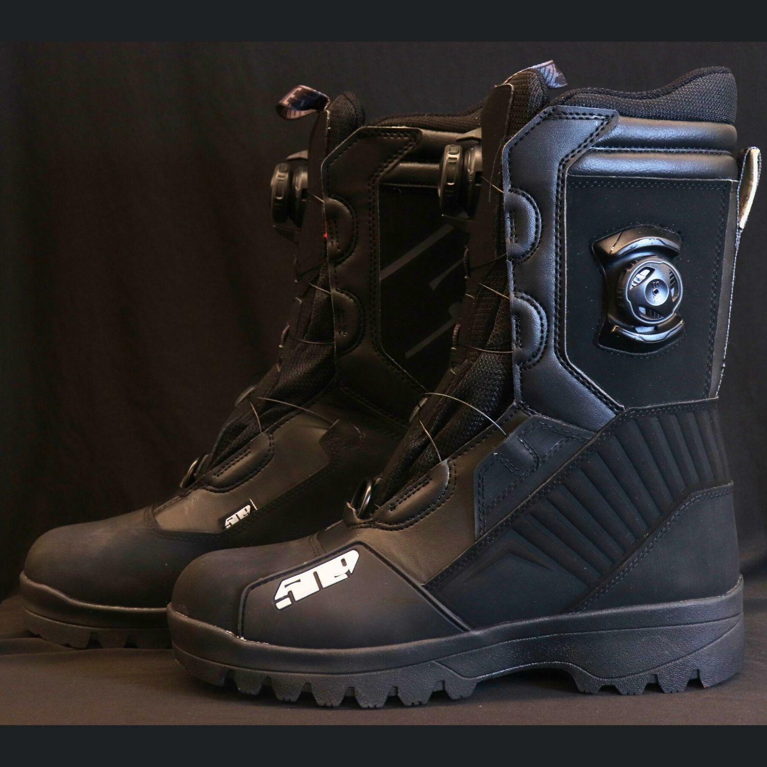 OPEN BOX - 509 Raid Double Boa Snowmobile Boot (Black Ops - Size 8)