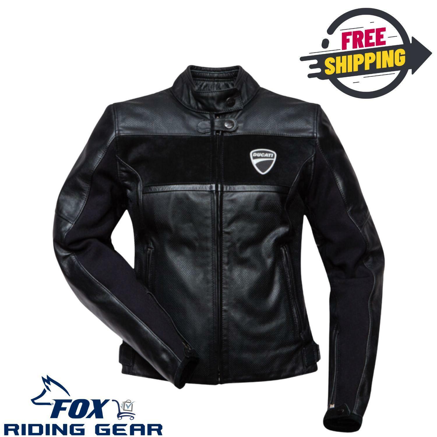 OPEN BOX -DAINESE COMPANY C2 LEATHER JACKET WOMEN'S PERFORATED SIZE 46