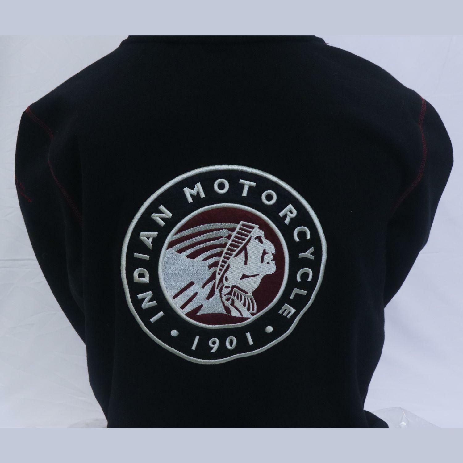OPEN BOX -Indian Motorcycle New OEM Mens Warbonnet Hoodie, Medium (M), Black