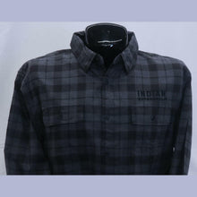 OPEN BOX -Indian Mens Chicago Plaid Shirt Black XL