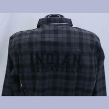 OPEN BOX -Indian Mens Chicago Plaid Shirt Black XL