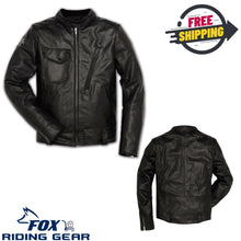 OPEN BOX -SCRAMBLER CAFÉ RACER LEATHER JACKET