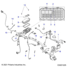 Polaris Ranger Fusebox Cover, Genuine OEM Part 4015011, Qty 1