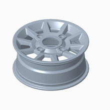 Polaris RZR Front Rim 14 in. X 6 in. Wide, Flash Black, Genuine OEM Part 1522842-655, Qty 1