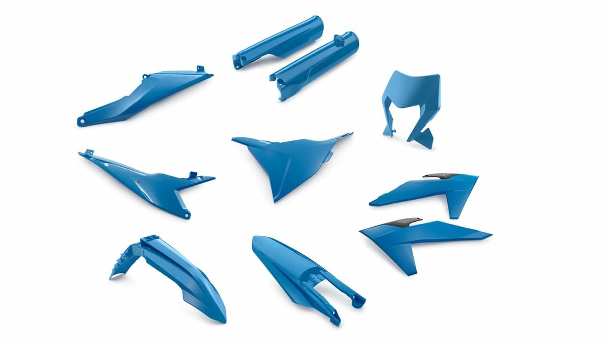 KTM Plastic Parts Kit (XCW/EXC) (150-500) (2024+) (blue) - 00010000389K