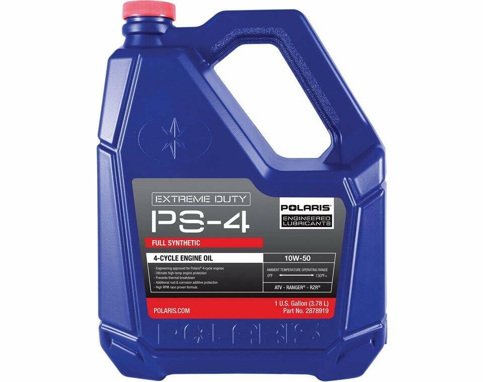 Polaris OEM PS-4 Extreme-Duty Full-Synthetic Oil, Qty 1