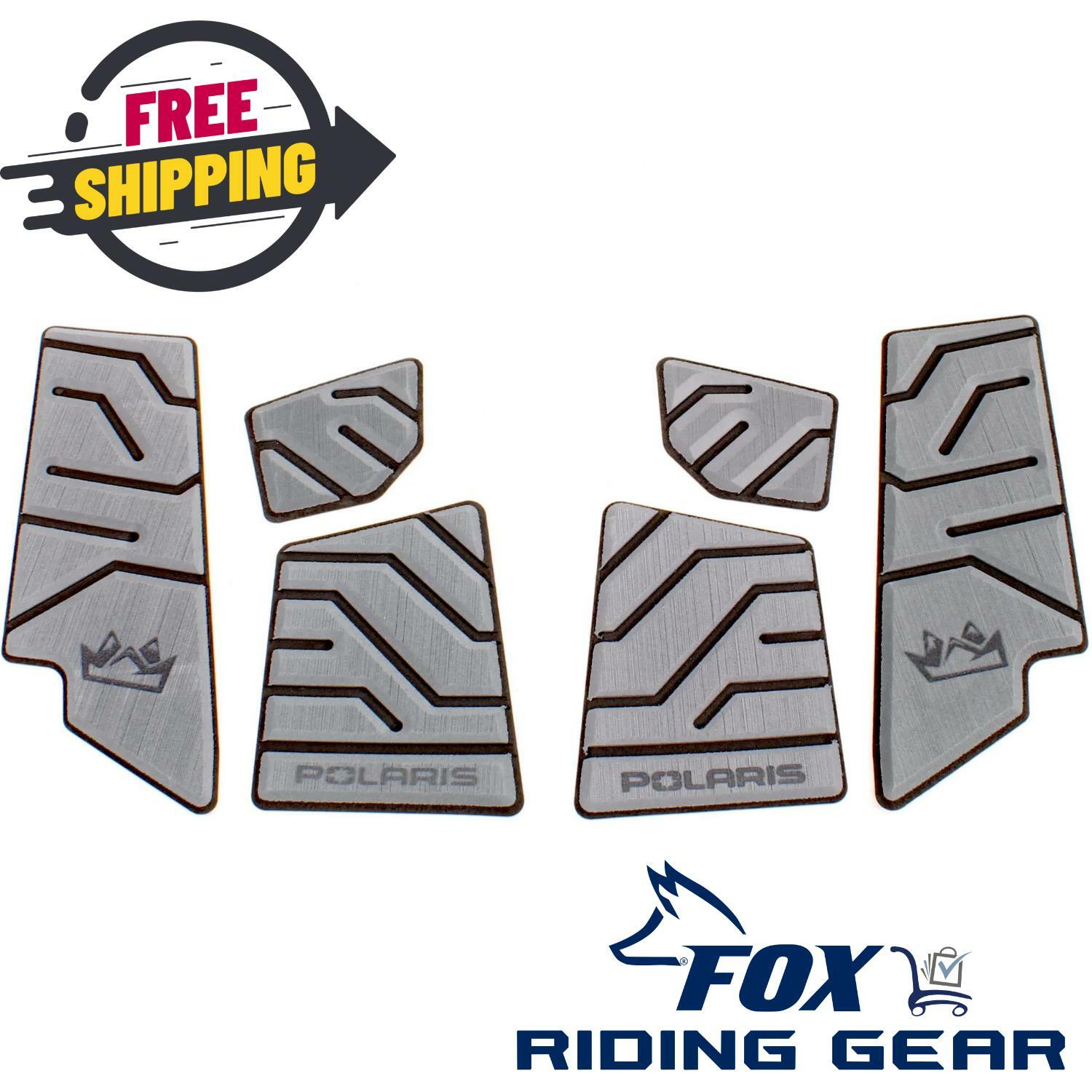 OPEN BOX - OEM Polaris Knee Pads Grey & Black - 23-26 850 PRO RMK 155 - 2889944