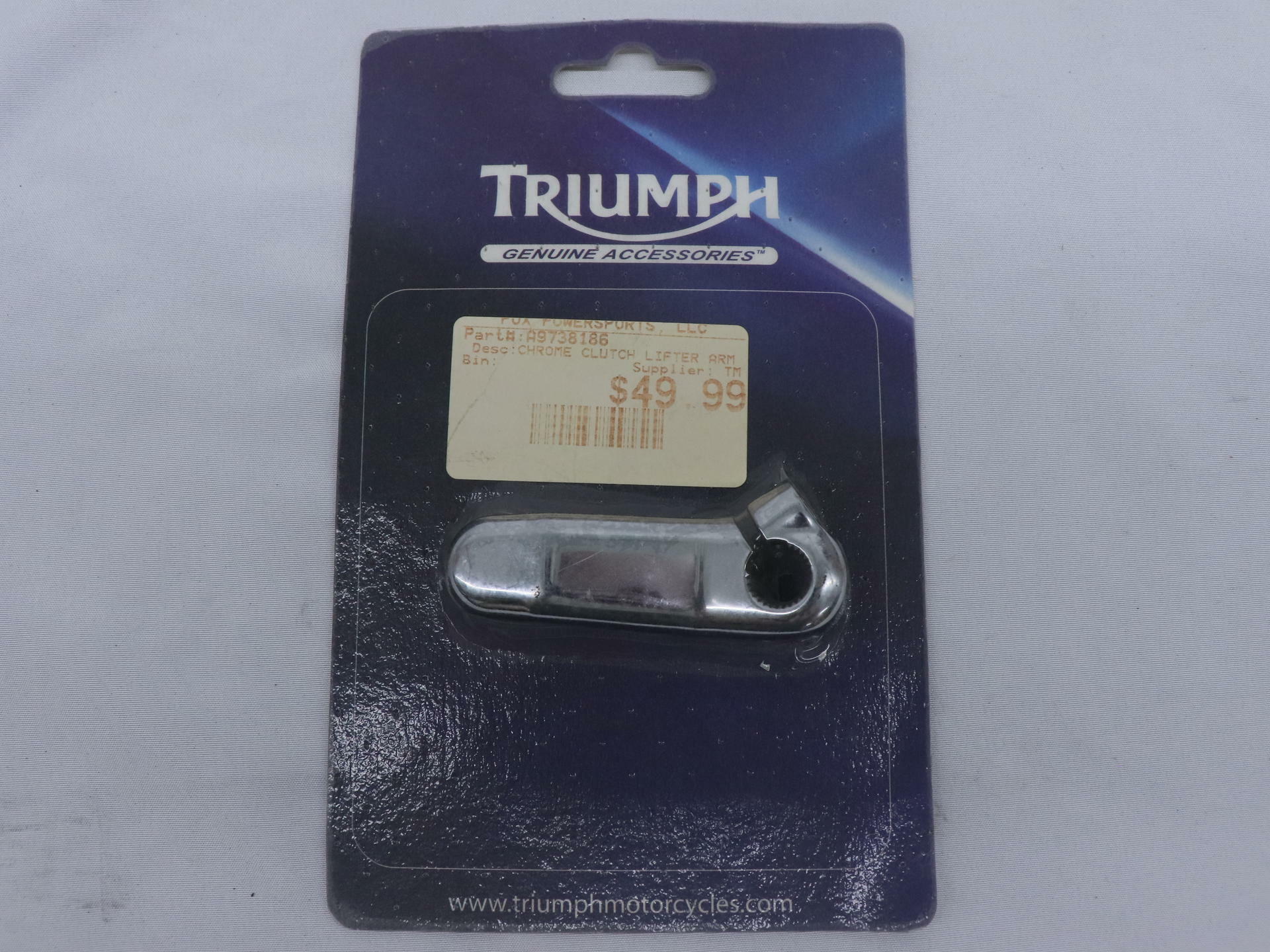 OEM Triumph Chrome Clutch Lifter Arm - Thunderbird 1600 & 1700 - A9738186