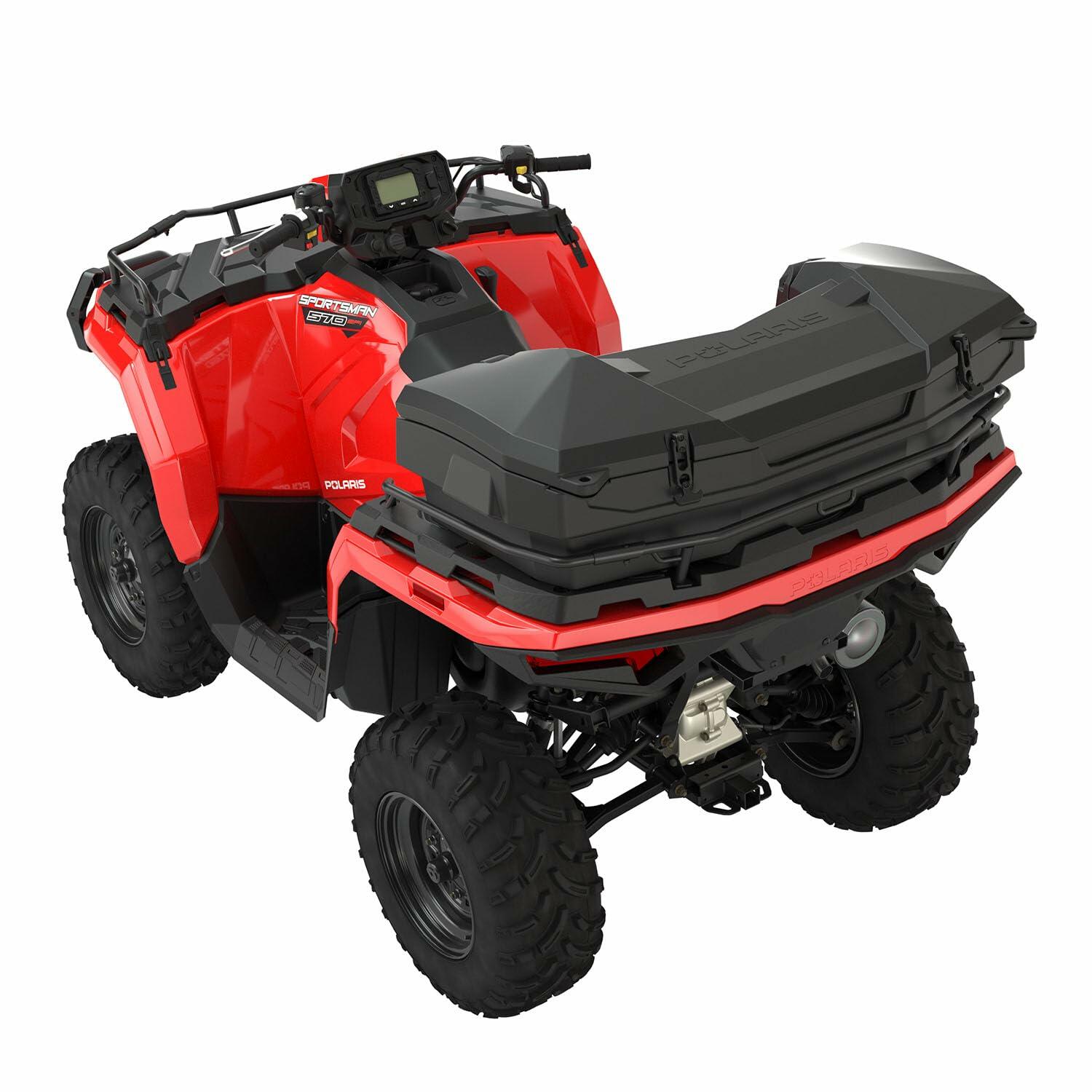 Polaris Lock & Ride Rear Lockable Cargo Storage Box for Sportsman ATV, OEM Part 2890876