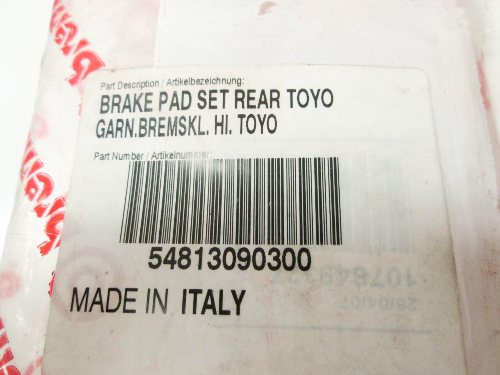 KTM Brembo Brake Pad Set Rear Toyo (2005-2024) (125-525) - 54813090300