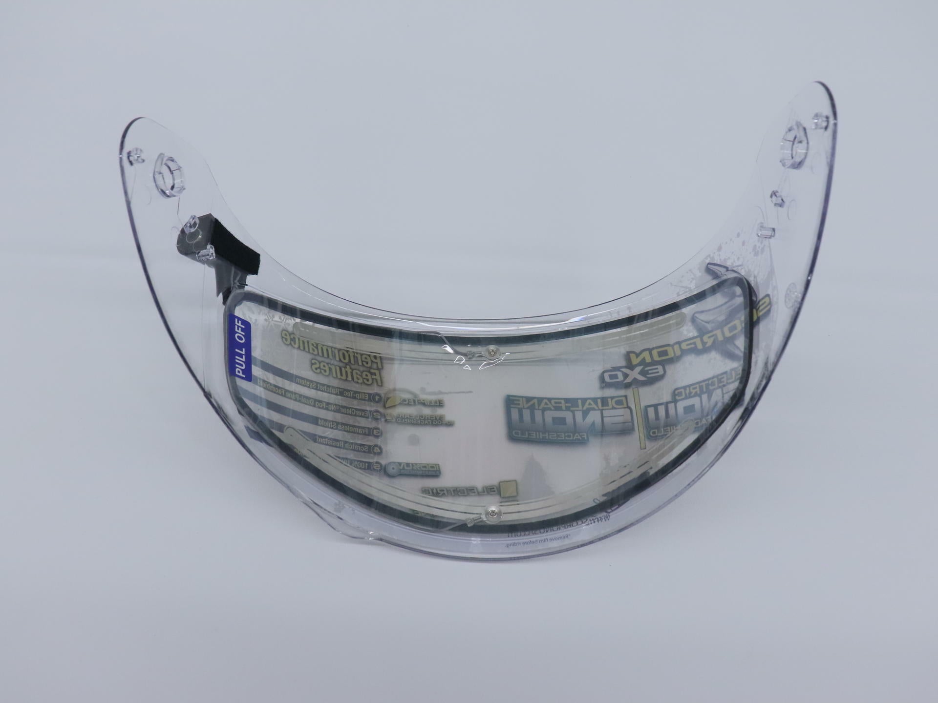 Scorpion Face Shield Visor CLEAR Electric Snow - EXO R2000 T1200 R710- 54-518-00