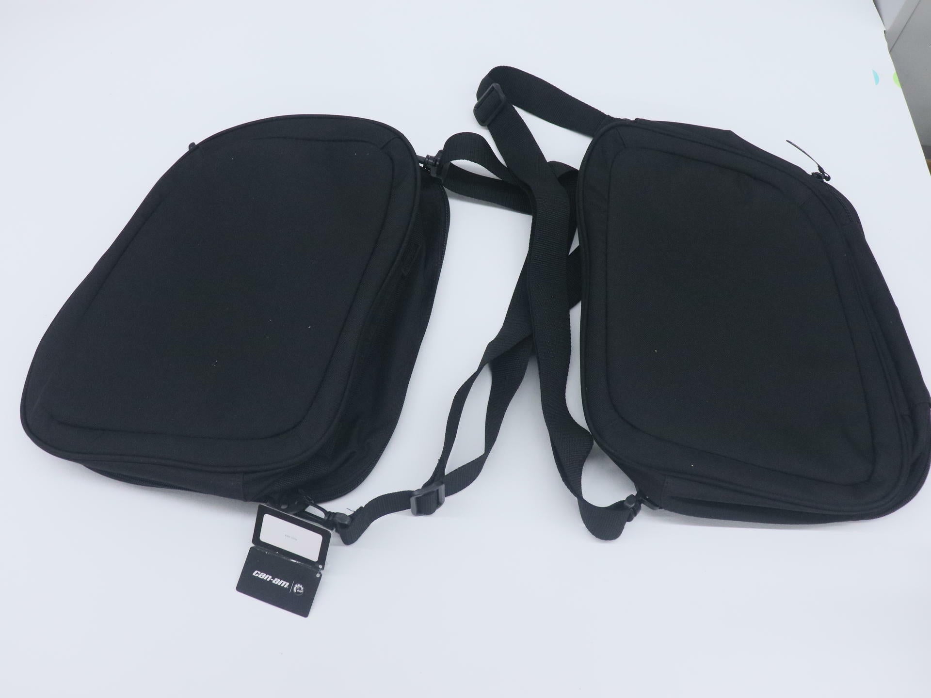 OPEN BOX - OEM Can-Am Black Side Soft Cargo Travel Bag - QTY-2 - 219400172