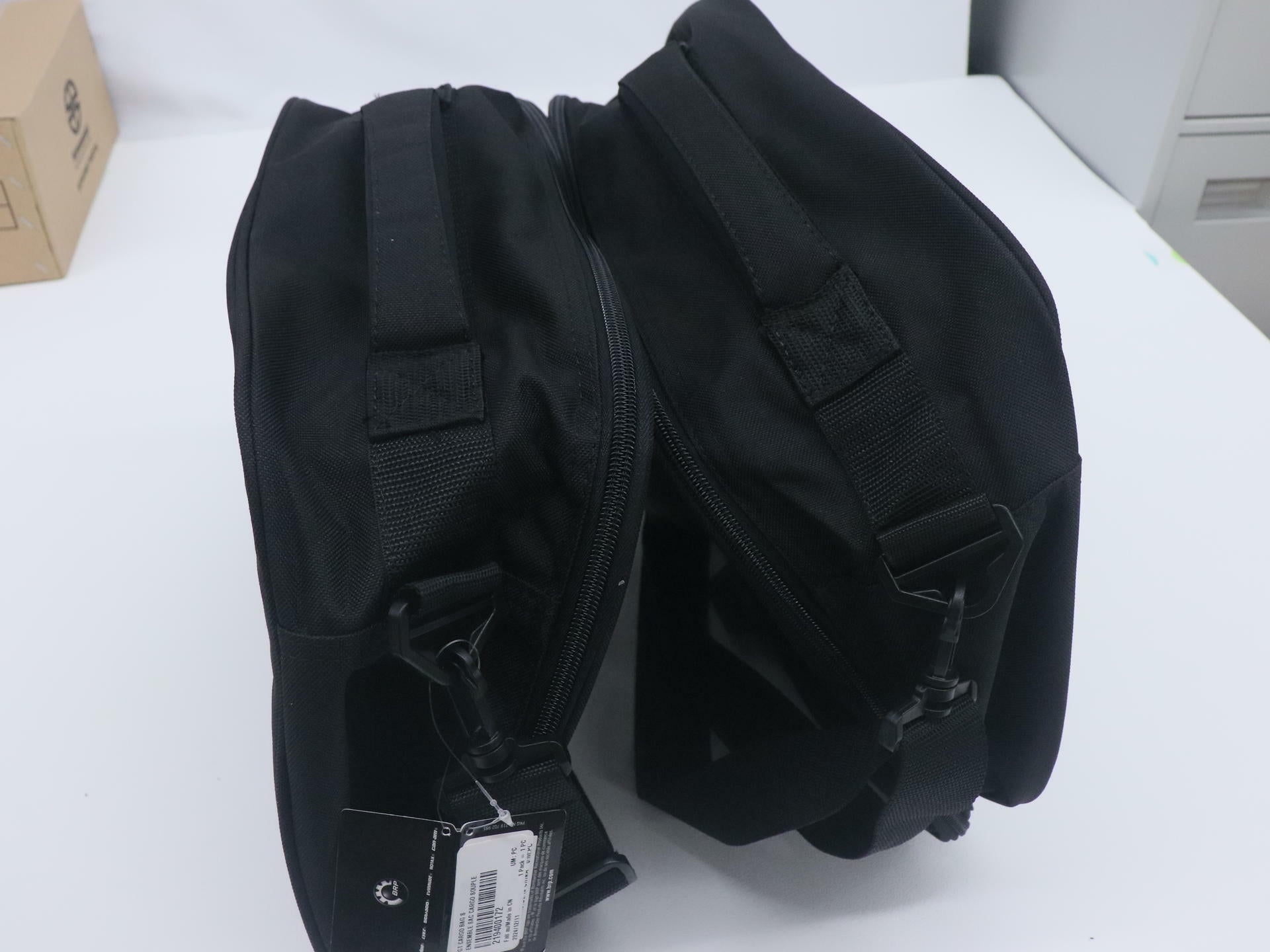 OPEN BOX - OEM Can-Am Black Side Soft Cargo Travel Bag - QTY-2 - 219400172
