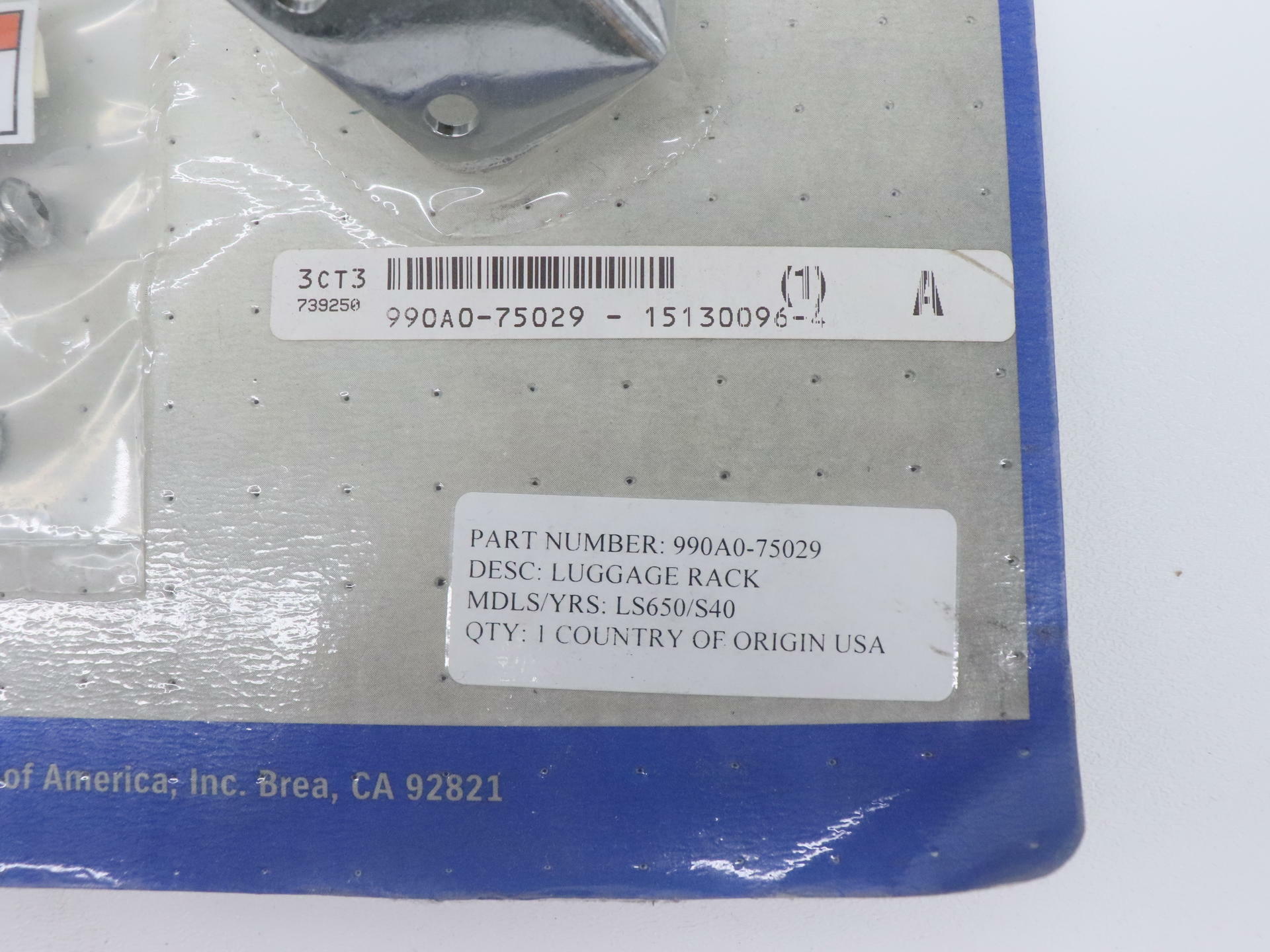 OEM Suzuki Rear Luggage Rack Holder - 05-19 LS650 S40 Boulevard - 990A0-75029