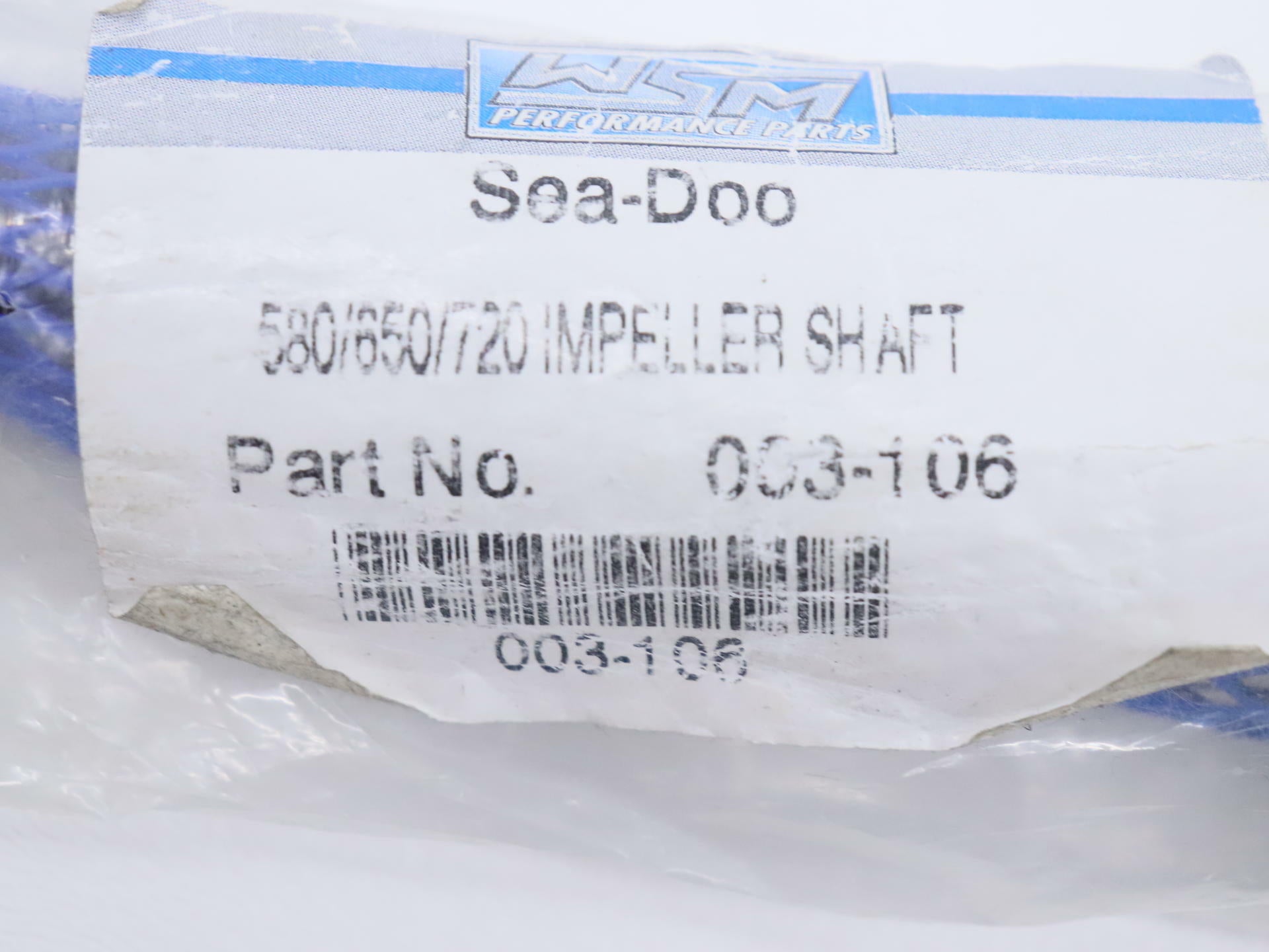 WSM Impeller Pump Shaft - Sea-Doo SP720 XP800 SPX800 - 003-106