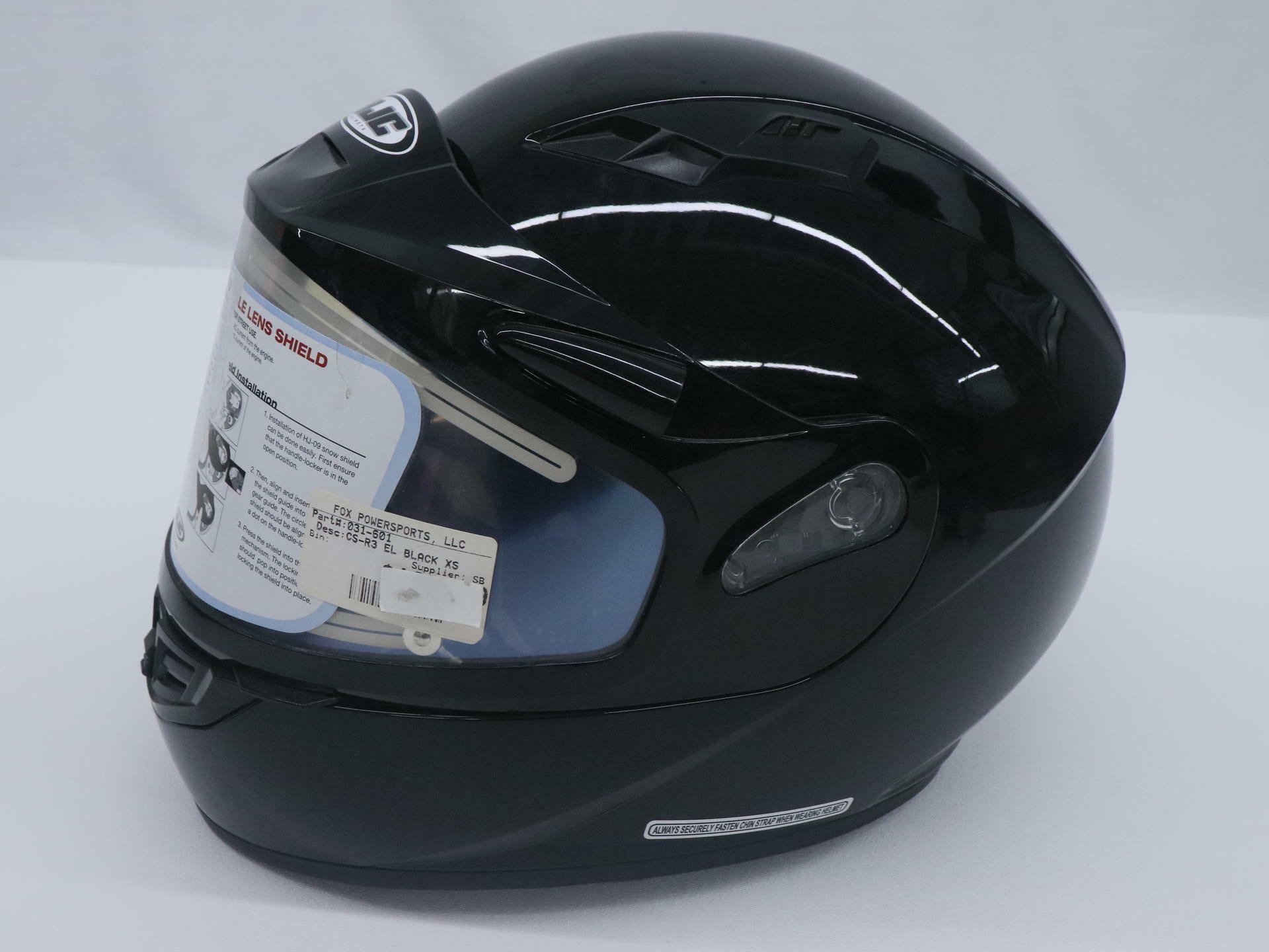 HJC Electric Snowmobile Helmet BLACK- ADULT XS - CS-R3 031-601