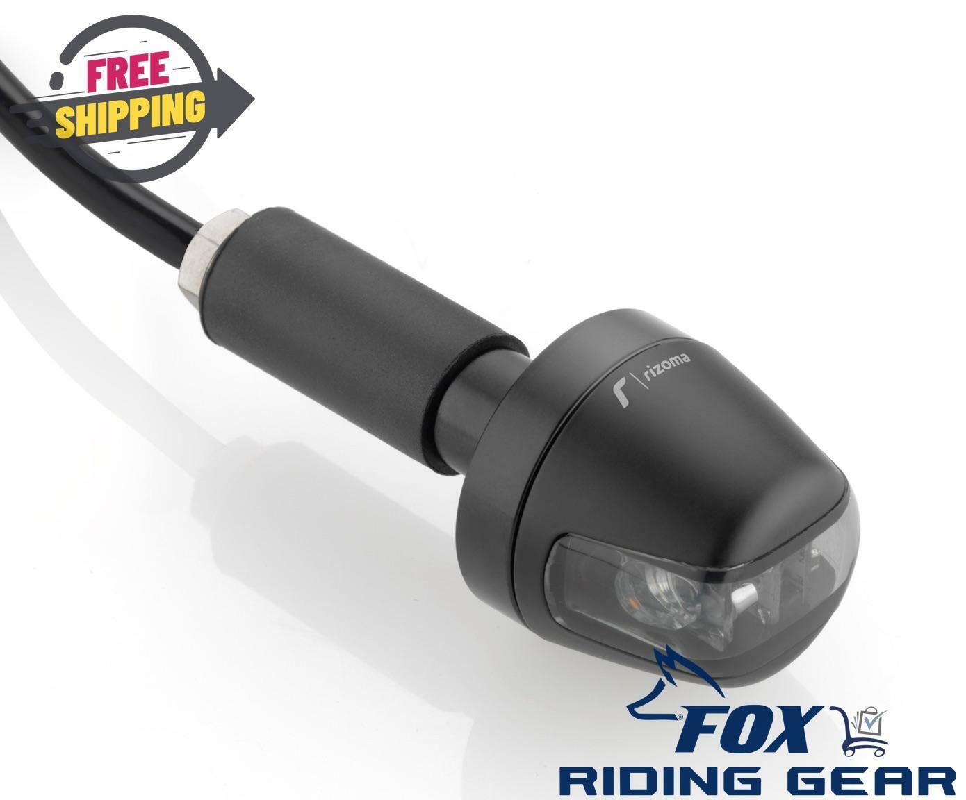 Rizoma Bar End Turn Signal BLACK Motorcycle Blinker Flasher - FR060B