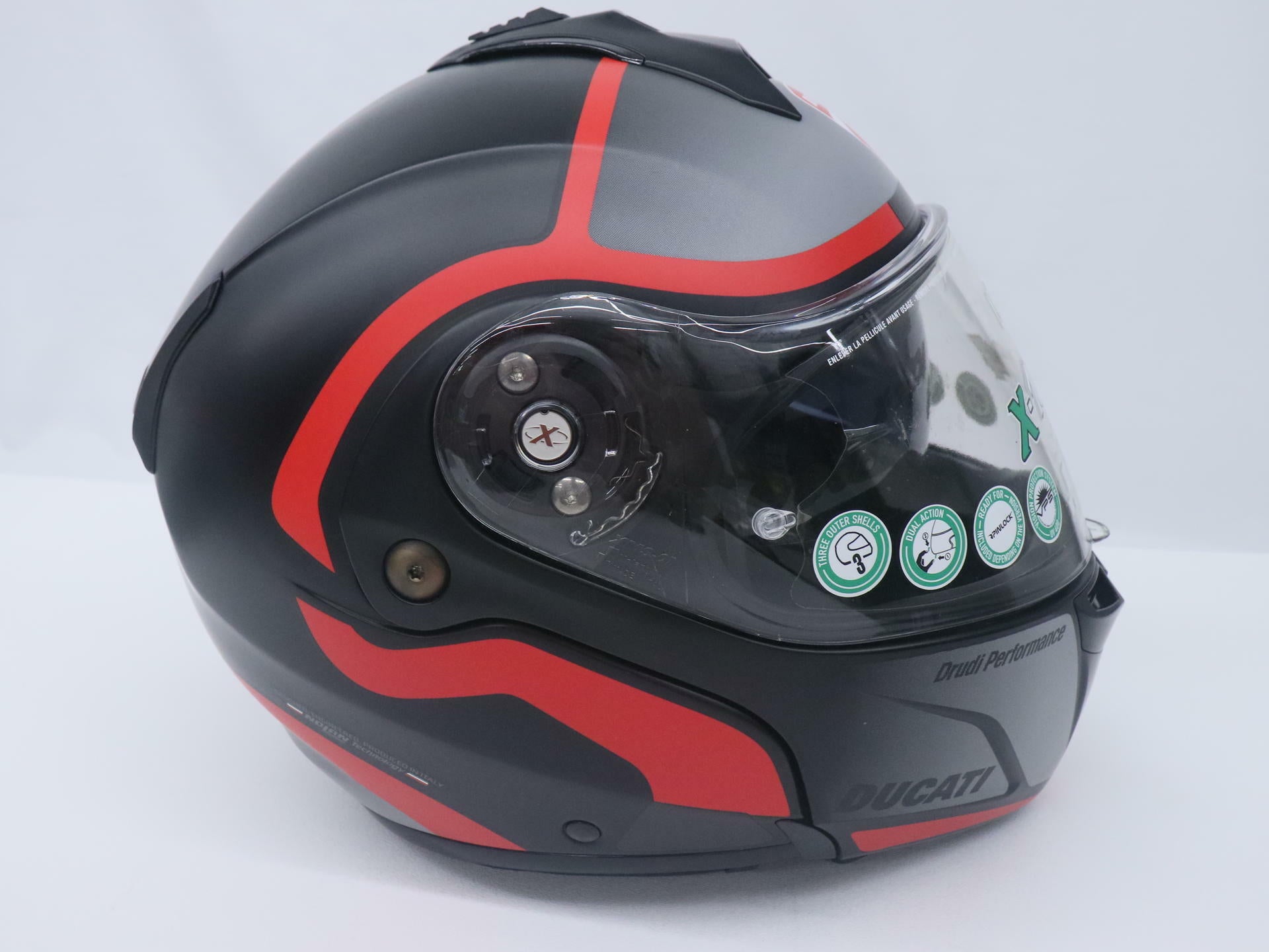 Ducati Helmet Horizon Modular X-Lite BLACK RED - Adult Small - 981042013