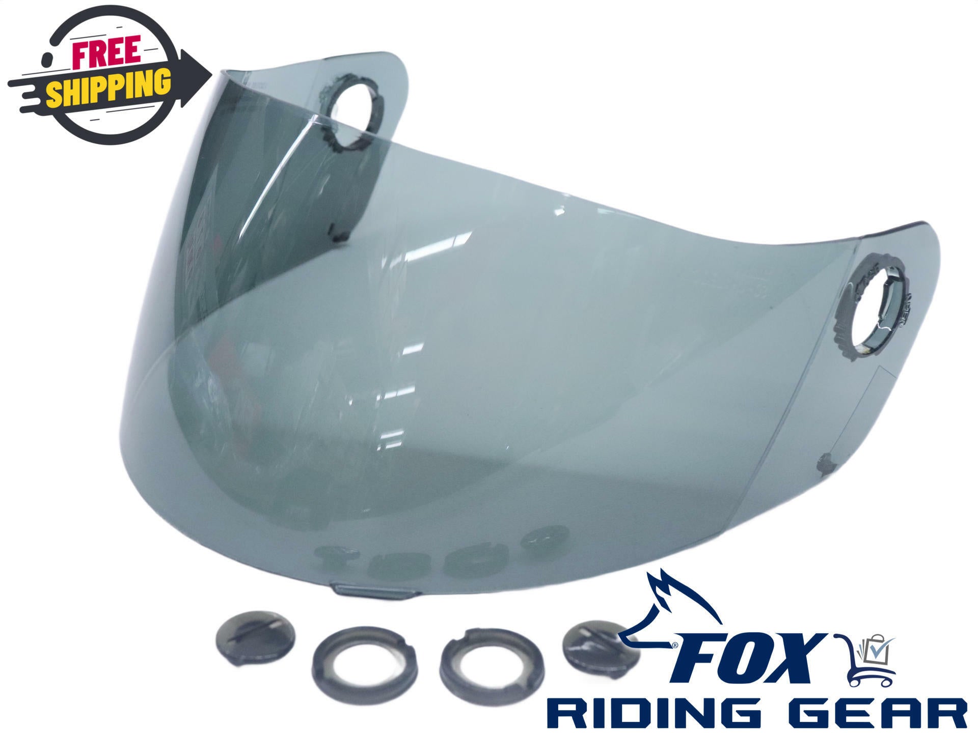HJC HJ-03 Smoke Face Shield Visor Lens Motorcycle Helmet Replacement 59-801