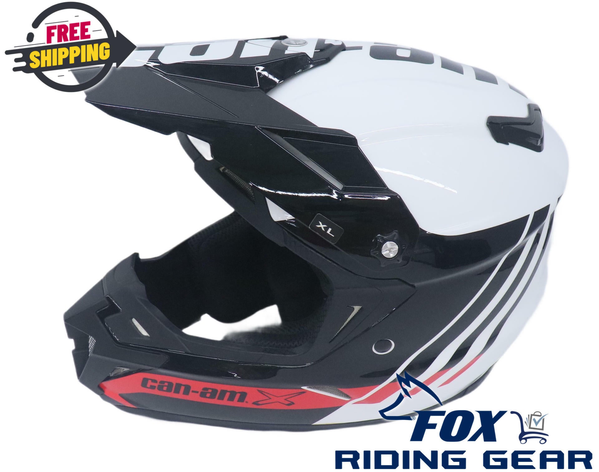 Can-Am Helmet X-Race XP-3 Motocross ATV DOT ECE - Adult XL - 4485371201