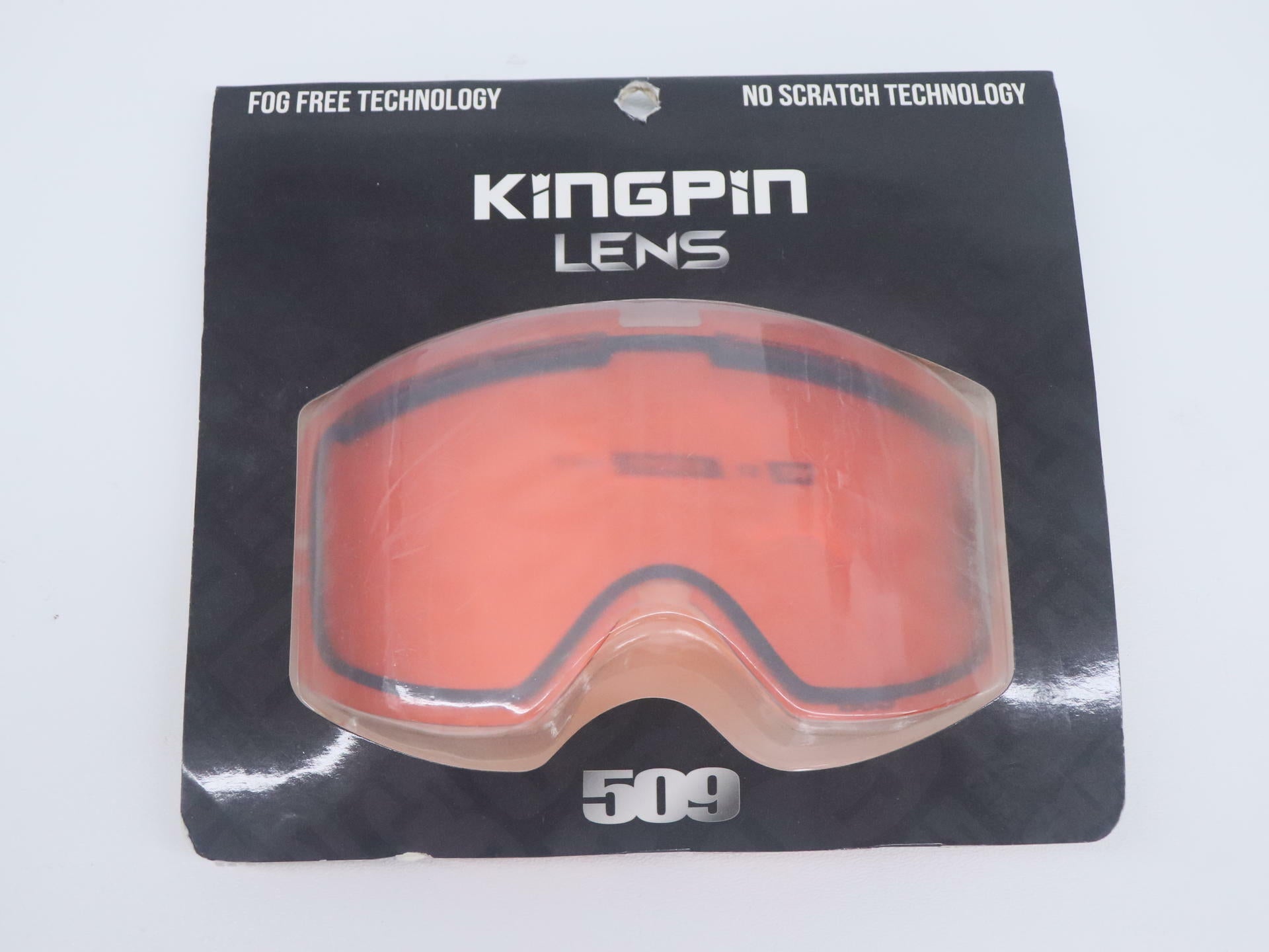 OPEN BOX - 509 Kingpin Goggle Lens ORANGE Tint Fog Free - 509-KINLEN-17-OR
