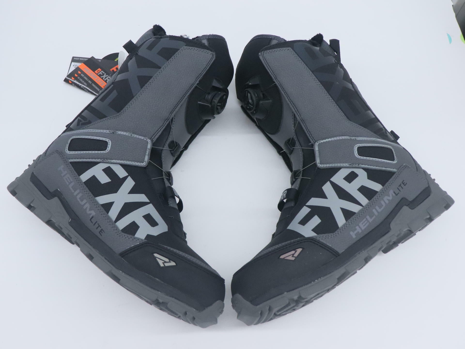 OPEN BOX - FXR Boots Helium Lite BOA Winter BLACK - MENS sz12 - 190705-1008-46
