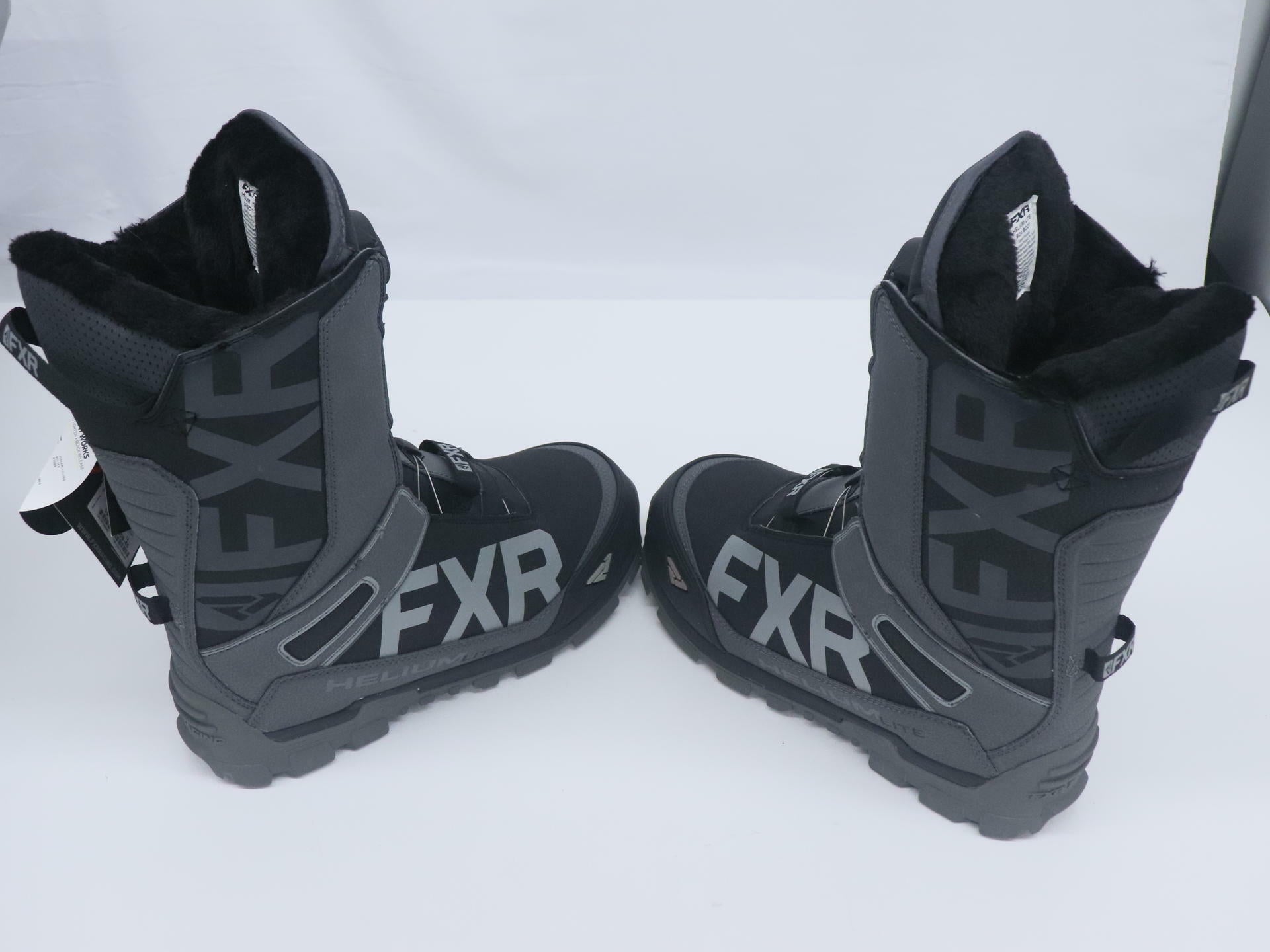 OPEN BOX - FXR Boots Helium Lite BOA Winter BLACK - MENS sz12 - 190705-1008-46
