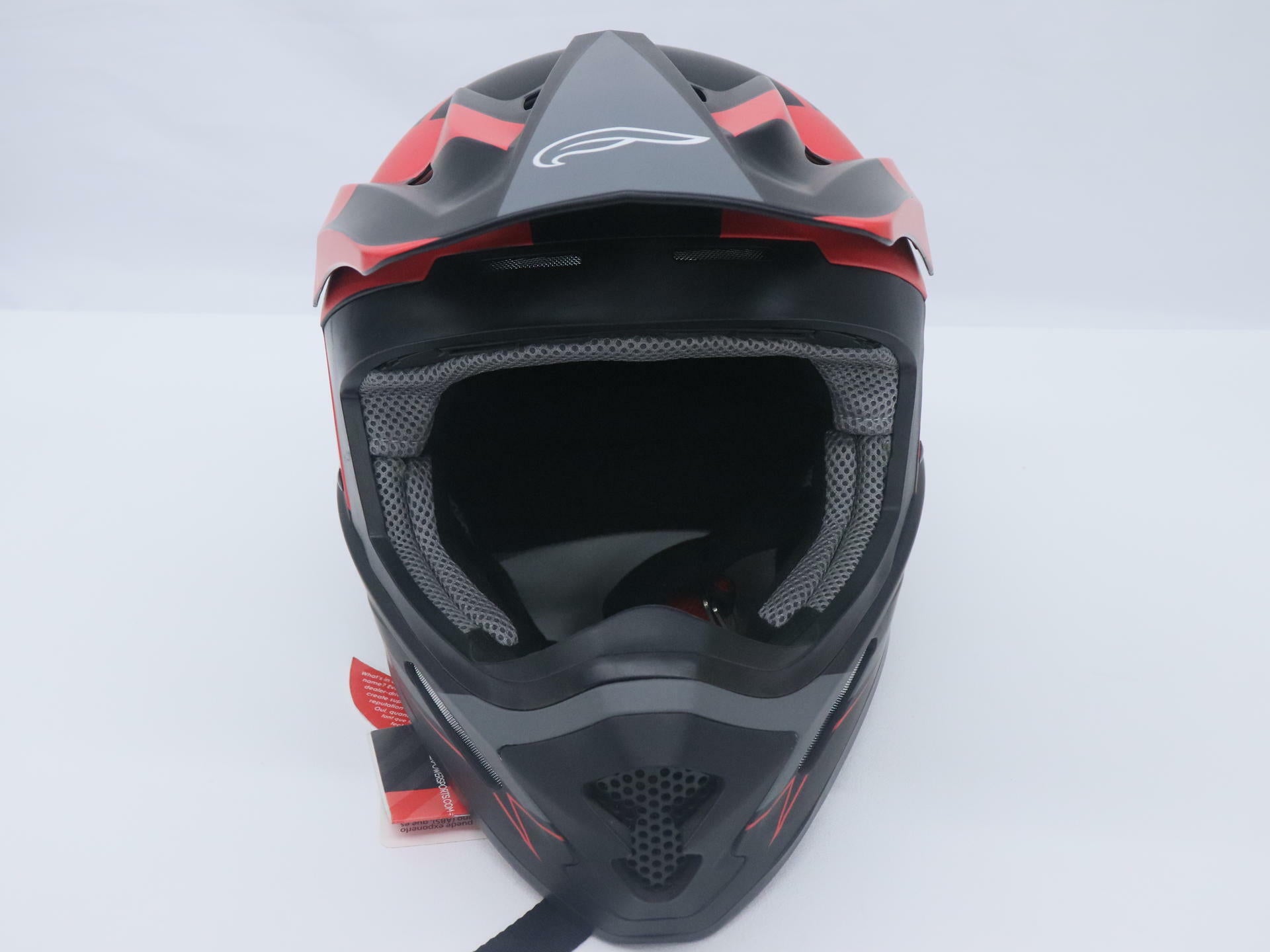 OPEN BOX - Fulmer Helmet 204 MPX MX - MATTE RED - Adult 2XL - 26-0219