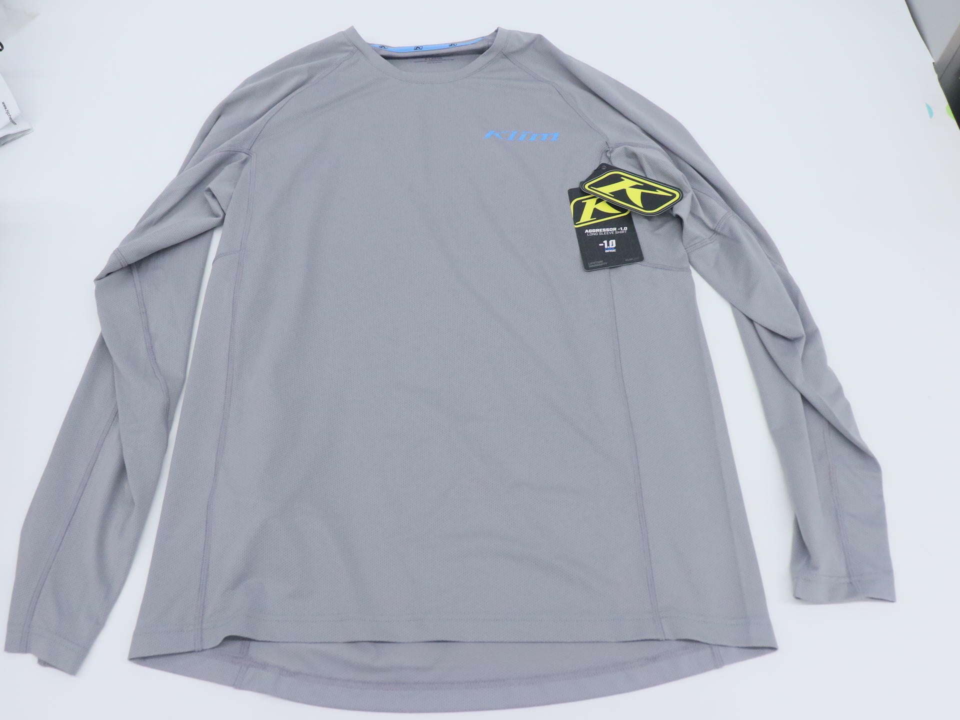 OPEN BOX - KLIM Long Sleeve Shirt Monument GRAY - MENS XL - 3504-001-150-609