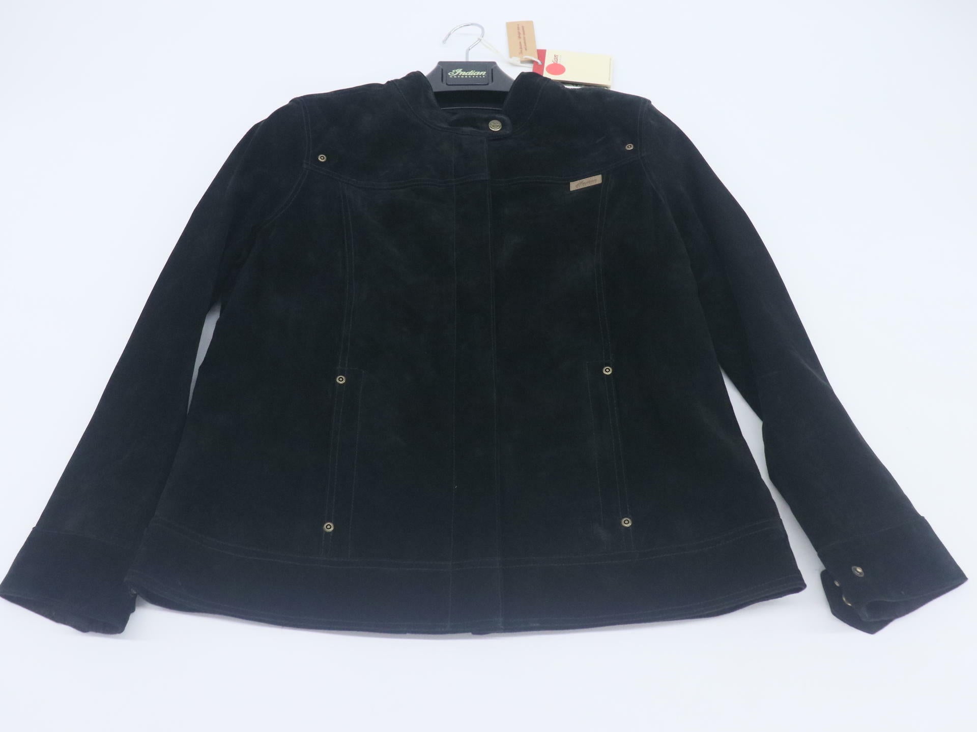 OPEN BOX - Indian Jacket Casual Bessie Suede BLACK  - WOMENS MEDIUM - 286891503