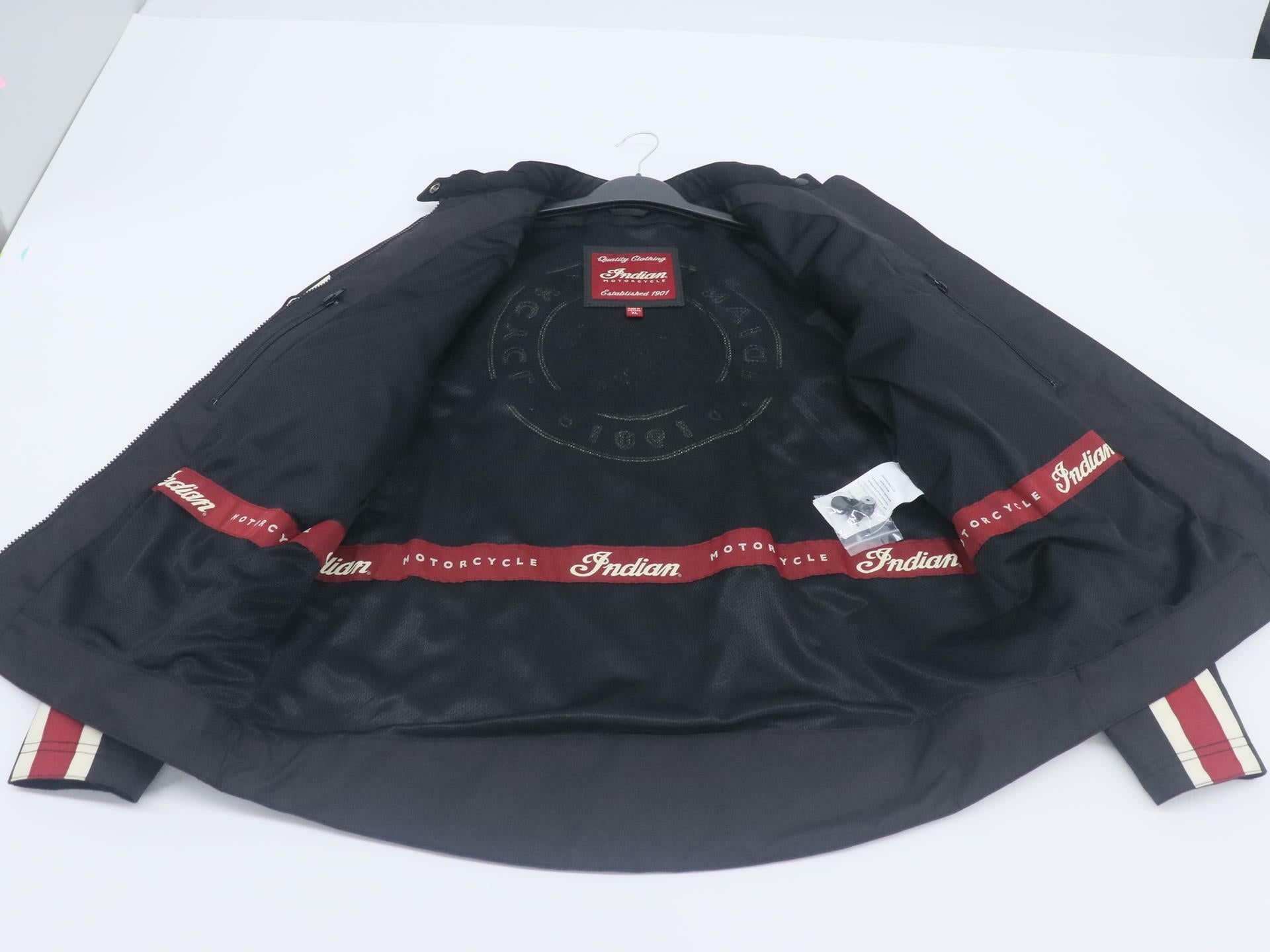 OPEN BOX - Indian Jacket Textile 1901 V2 Retro BLACK - WOMENS XL - 286095809