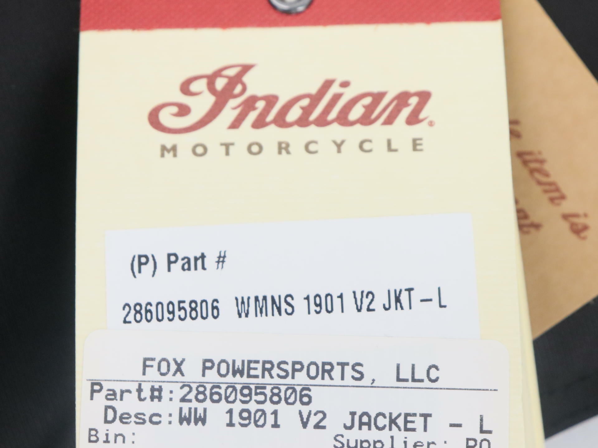 OPEN BOX - Indian Jacket Textile 1901 V2 Retro BLACK - WOMENS LARGE - 286095806