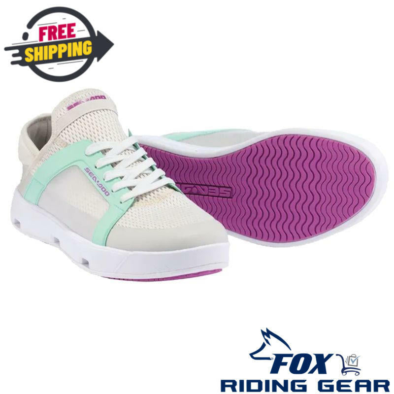 OPEN BOX - Sea-Doo Water Shoes Grey Purple Teal - Unisex sz7 - 4442592709