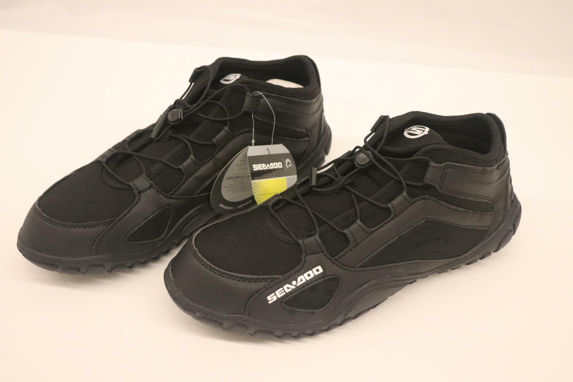 OPEN BOX - Sea-Doo Riding Shoes w/Quick Laces BLACK - MENS sz11 - 4442283190