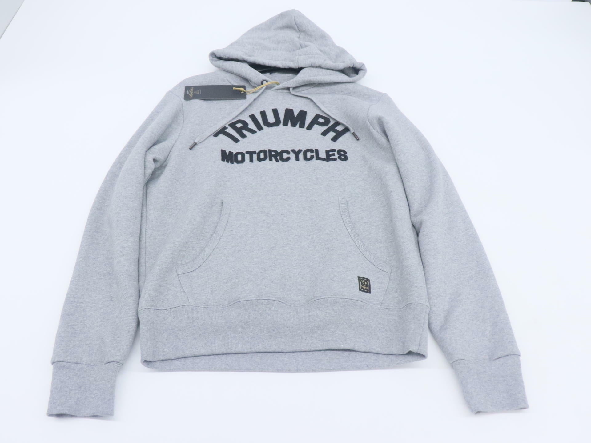 OPEN BOX - Triumph Hoodie Carrick Sweatshirt GRAY- MENS MEDIUM - MSWS2341-M