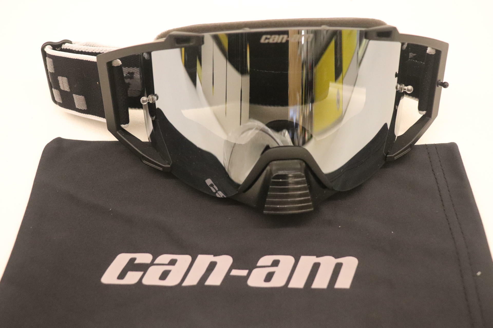 OPEN BOX - Can-Am Goggles Thermo Formed Flint Fade UV No Slip - 4487780099