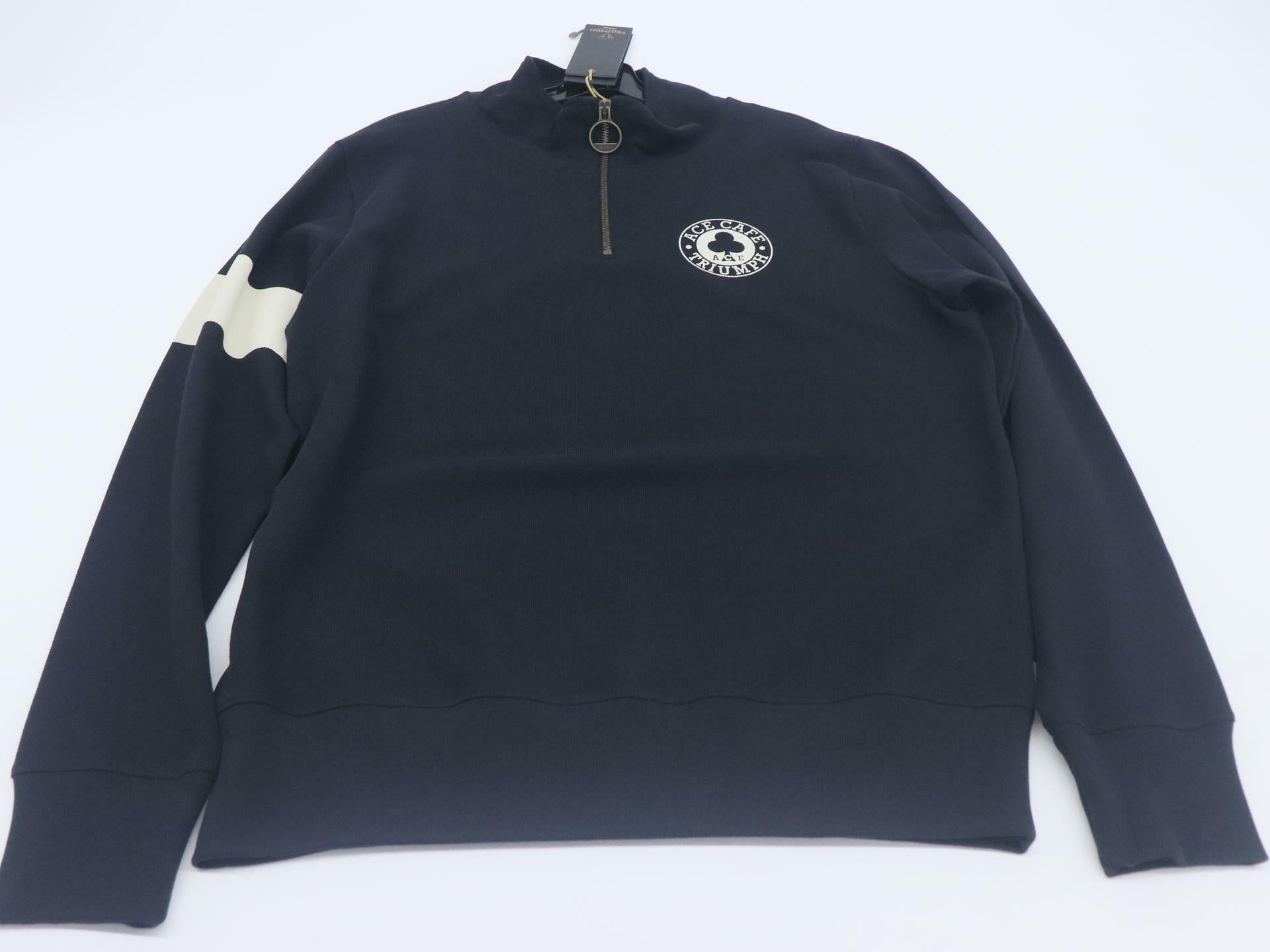 OPEN BOX - Triumph Quarter Zip Sweatshirt Ace Cafe- WOMENS 2XL - MSWS23805-XXL