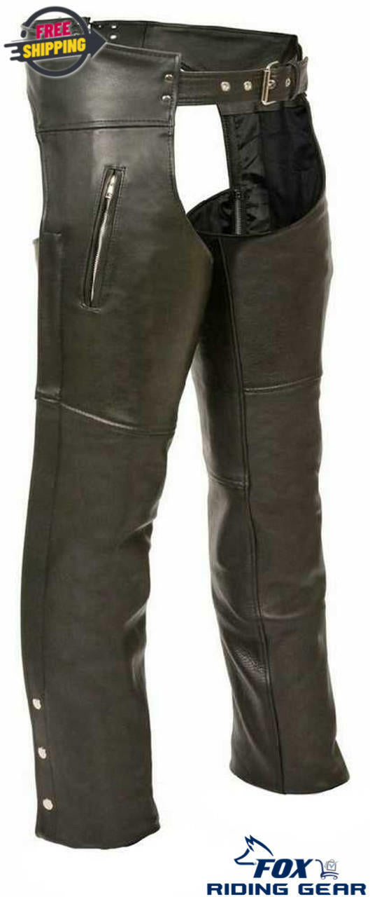 OPEN BOX - Milwaukee Leather King Chaps w/Thigh Pockets - MENS 3XL - SH1190-3X