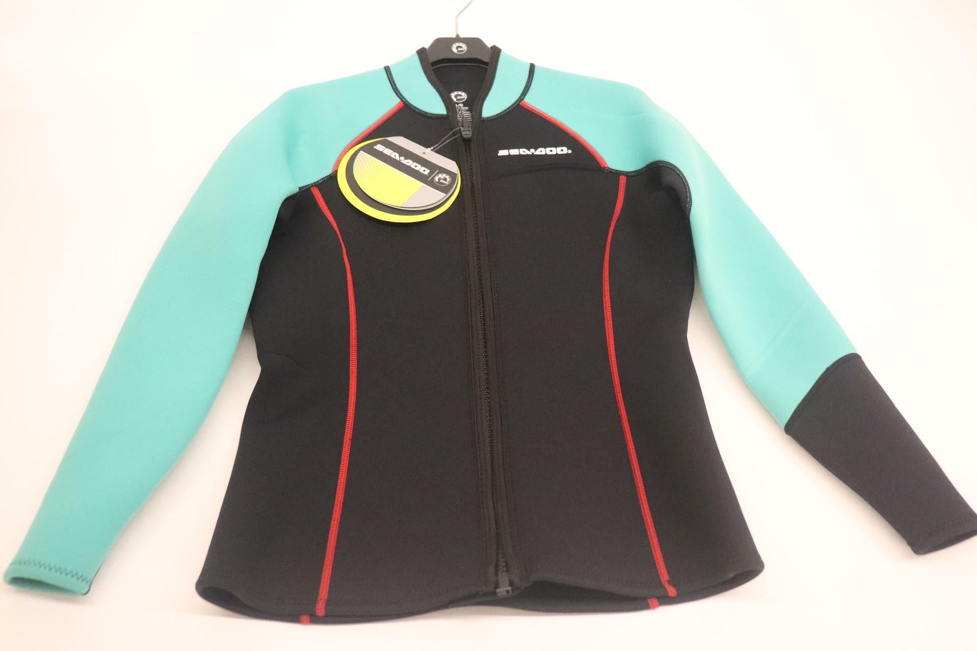 OPEN BOX - Sea-Doo Montego Jacket 3mm Neoprene BLACK - WOMENS LARGE - 2867270976