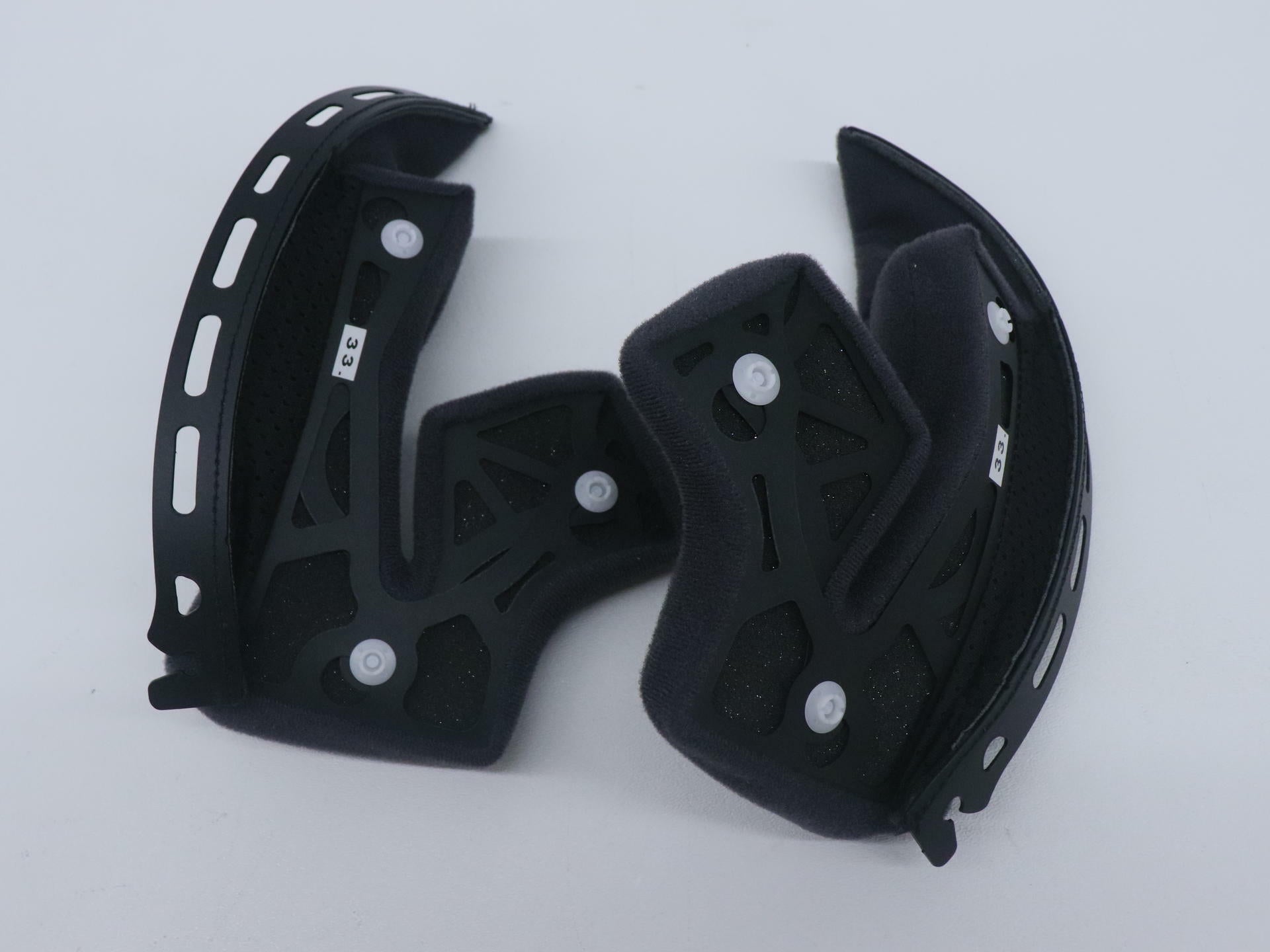 OPEN BOX - Shoei Cheek Pads Set 33mm - Qwest / RF-1100  - 0213400533