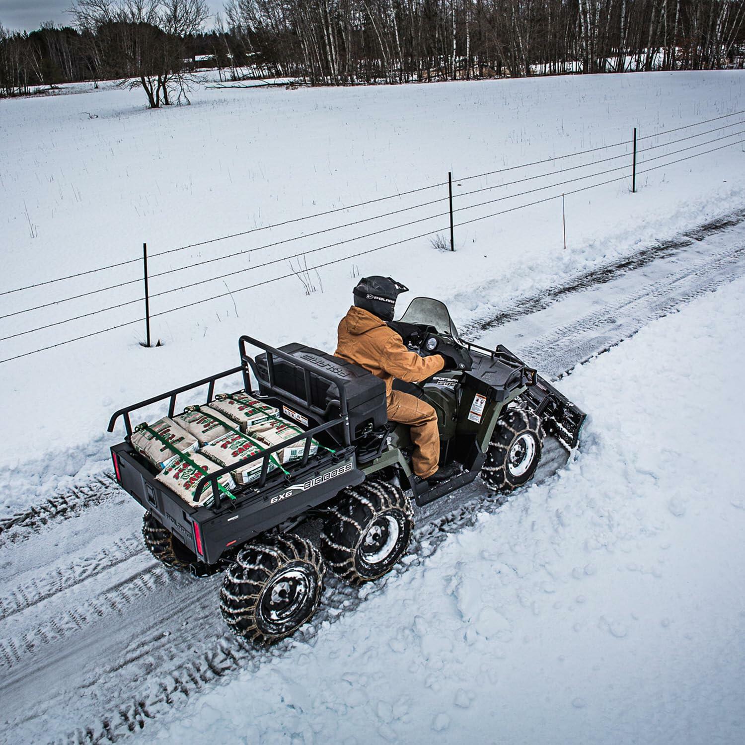 Polaris ATV Glacier Plow Mount for Specific Sportsman 570, Touring 570, X2 570, 450, 450 HO, 6x6, ETX Models and More, Lock & Ride Technology, Attaches Plow Blade to Frame, ATV Implements - 2881424