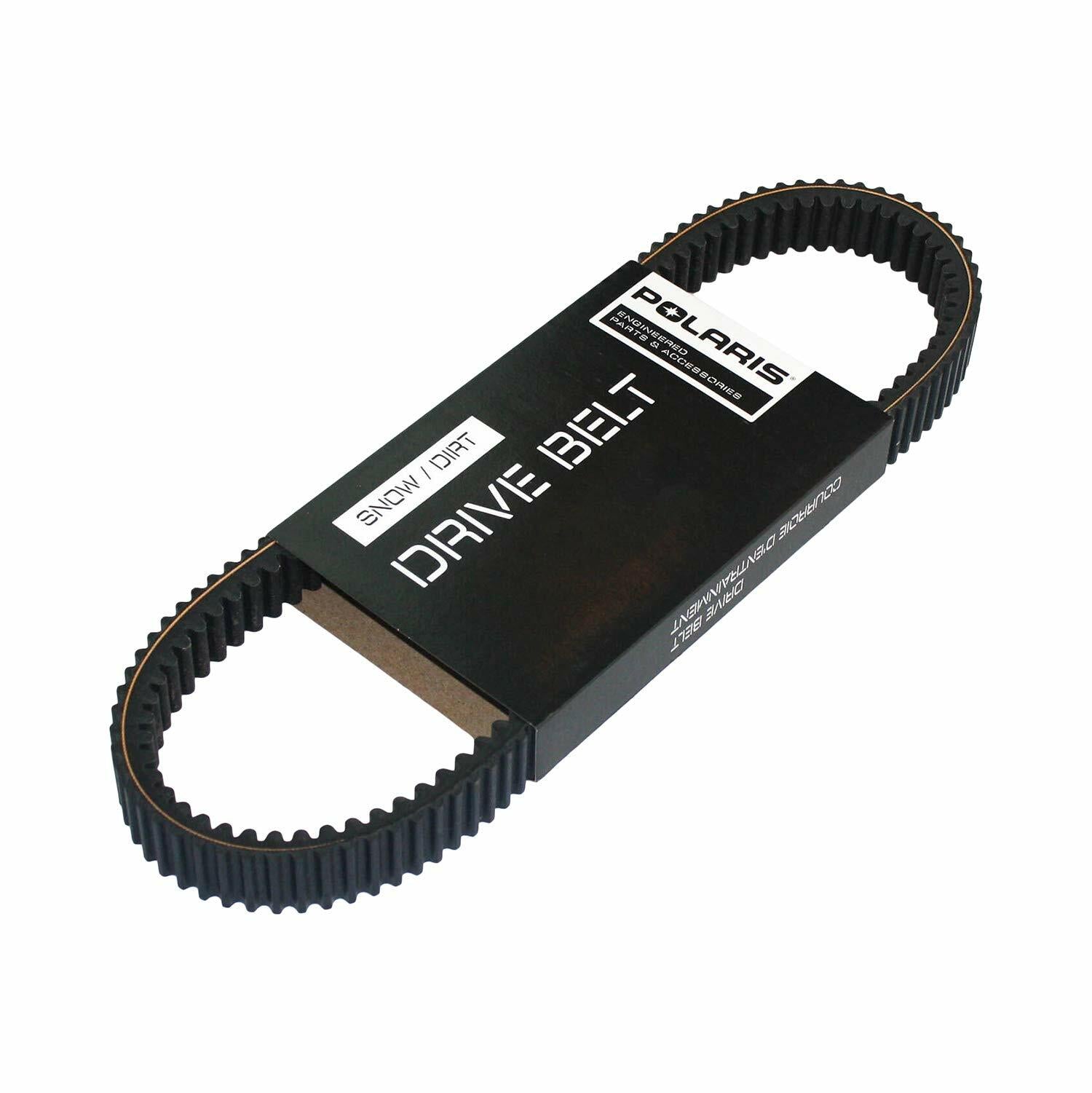 Polaris Snowmobile Performance Drive Belt, for Specific Models of Polaris Snowmobiles, Runs at Optimal RPMs, No Clutch Recalibration, Replace Every 1,000 Miles, Black, Runs Cooler - Part 3211154