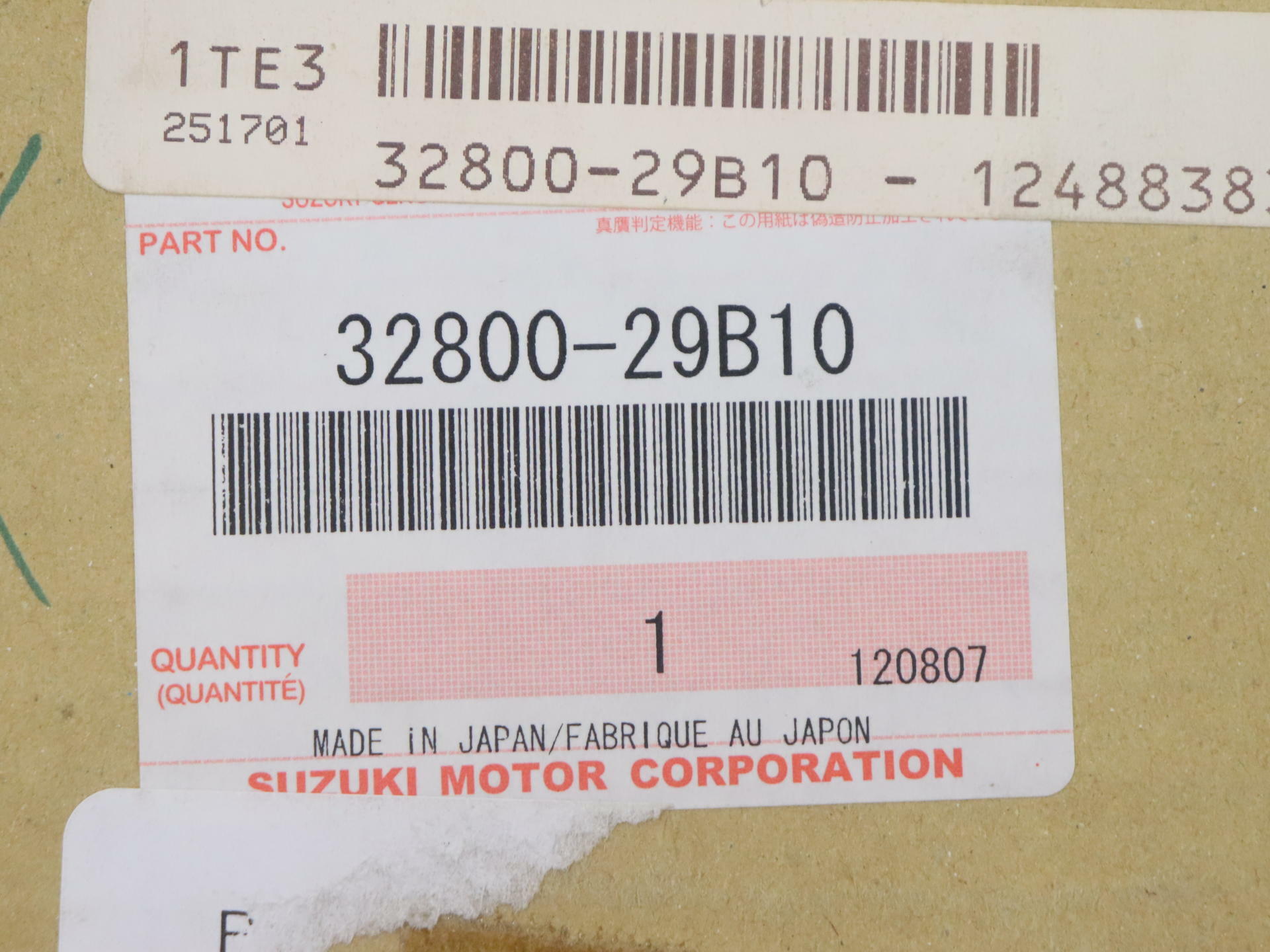 OPEN BOX - OEM Suzuki Regulator Rectifier- 2000 LTF250F QuadRunner - 32800-29B10