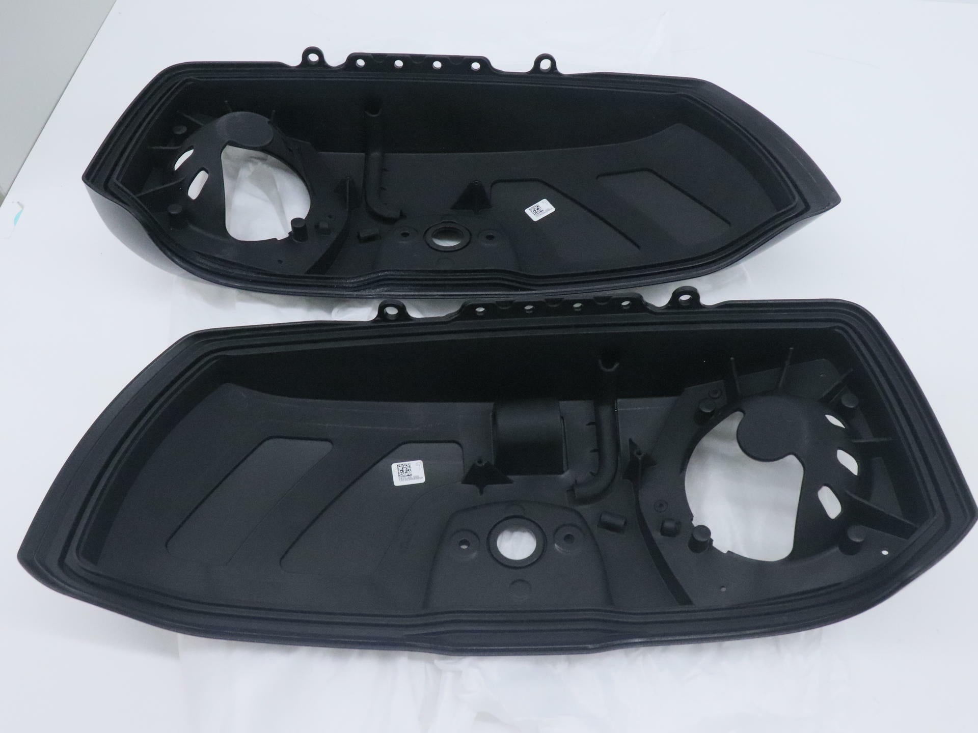 OEM Indian PowerBand Audio Saddlebag Lid Set BLACK PEARL- 2883666-666 - Open Box