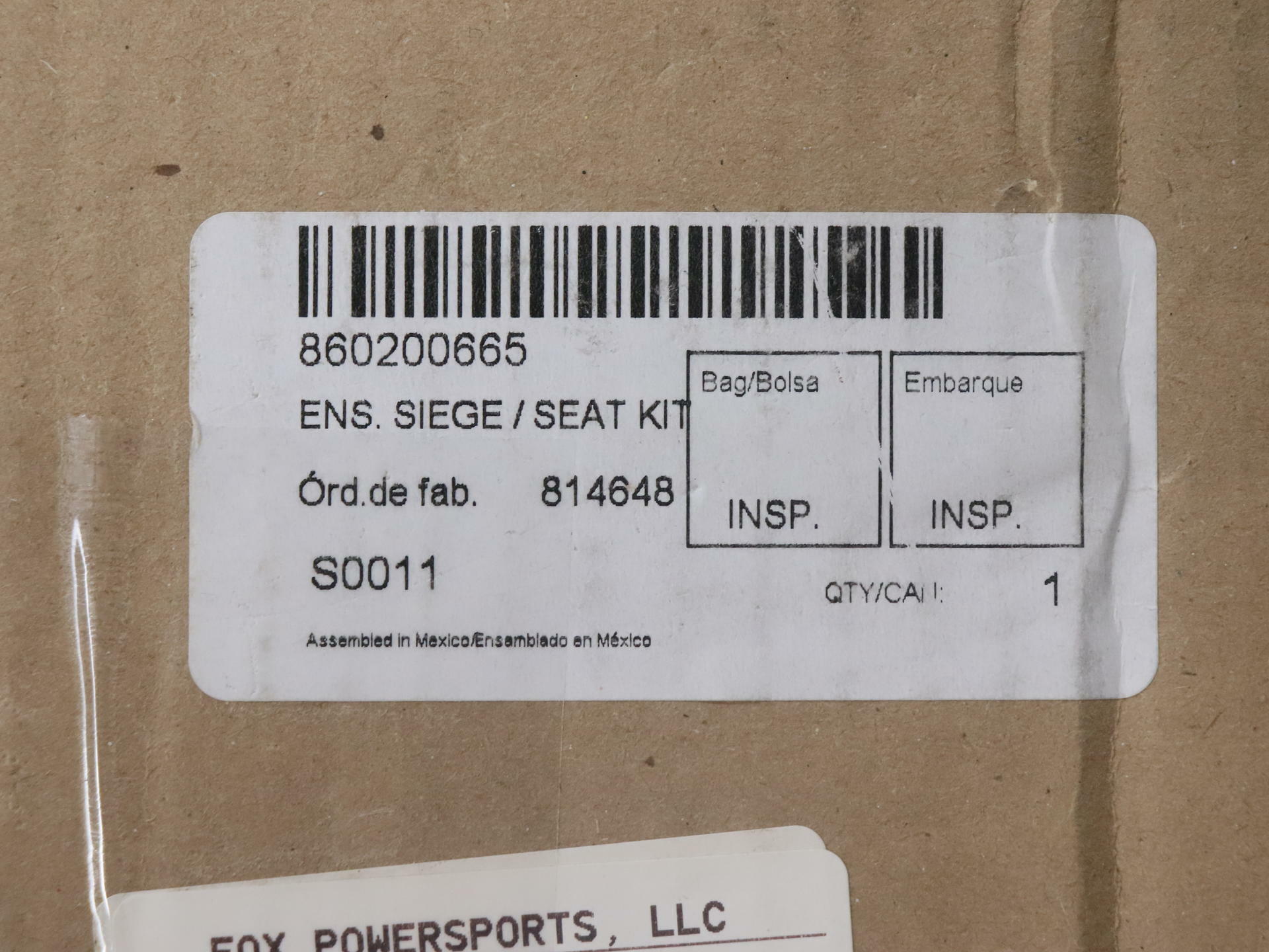 OPEN BOX - OEM Ski-Doo 1+1 Seat Assy - Tundra Summit Renegade GSX- 860200665