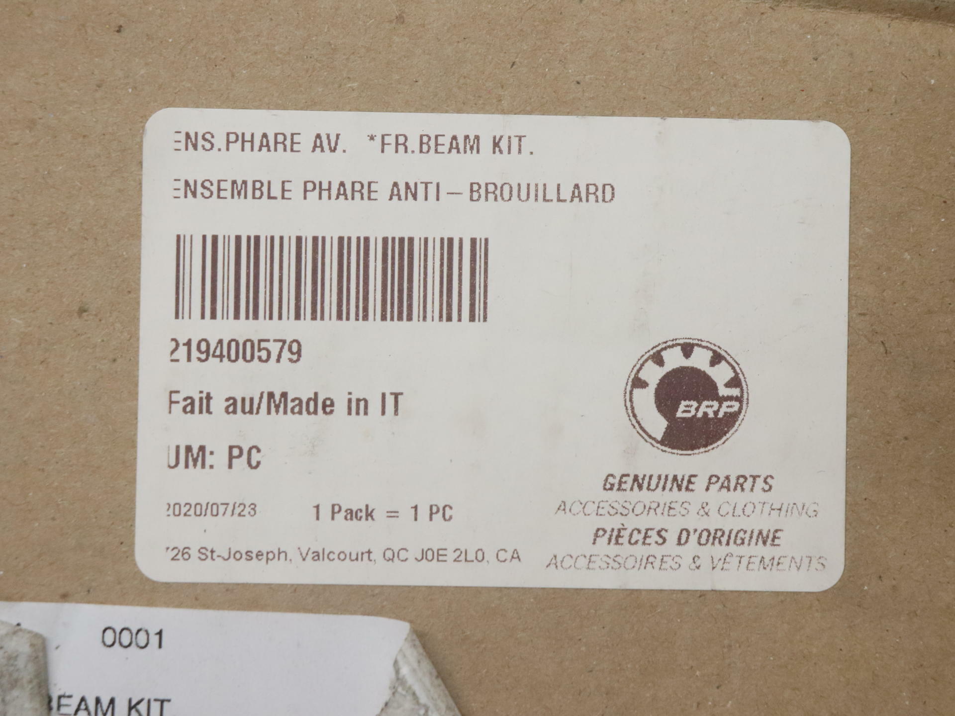 OPEN BOX - OEM Can-AM Flog Light Touring Kit Assy - Spyder RT RT-S - 219400579