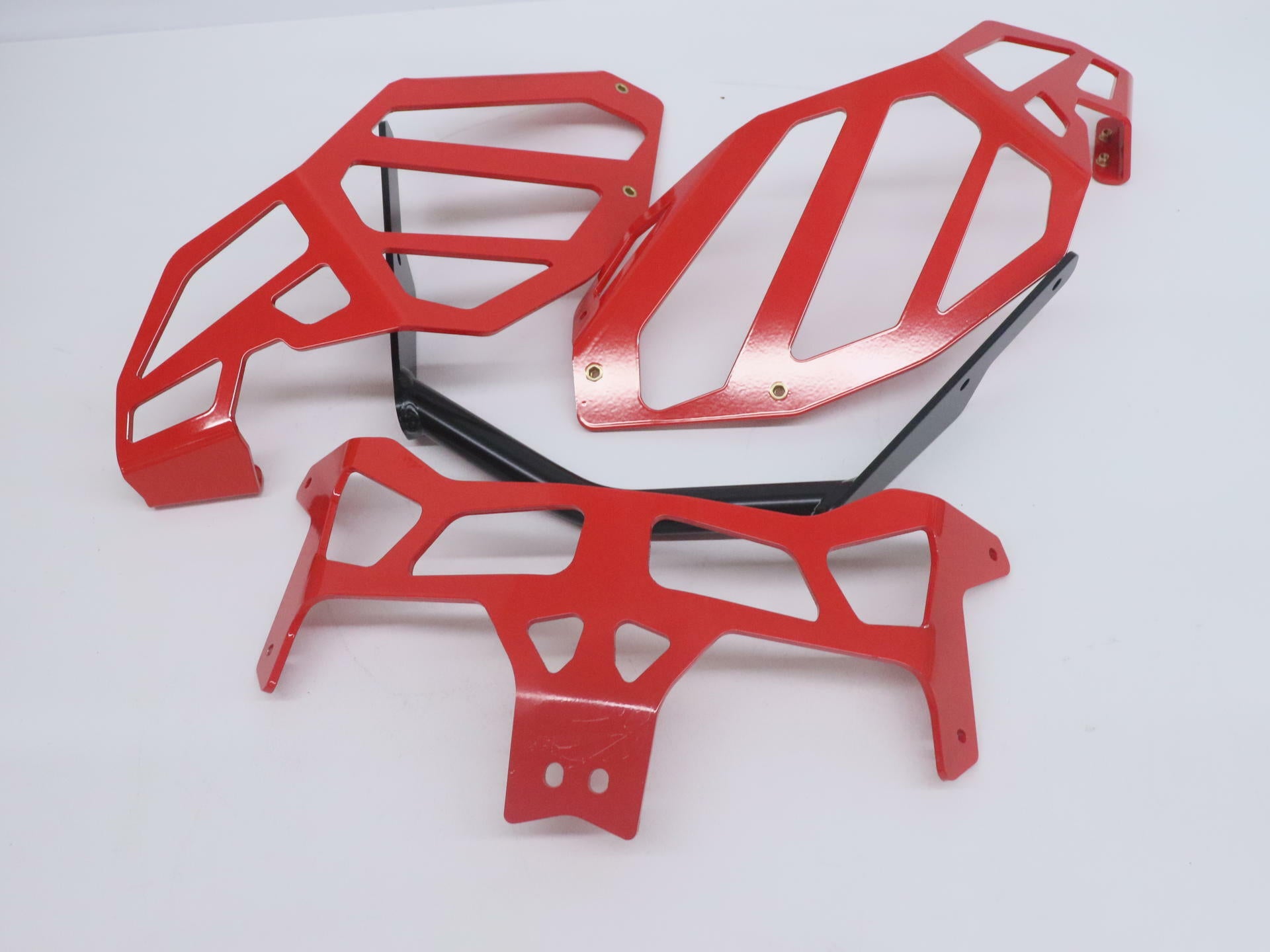 OPEN BOX - OEM Ski-Doo Lynx Front Bumper BLACK RED - MXZ Summit Rave - 860201788