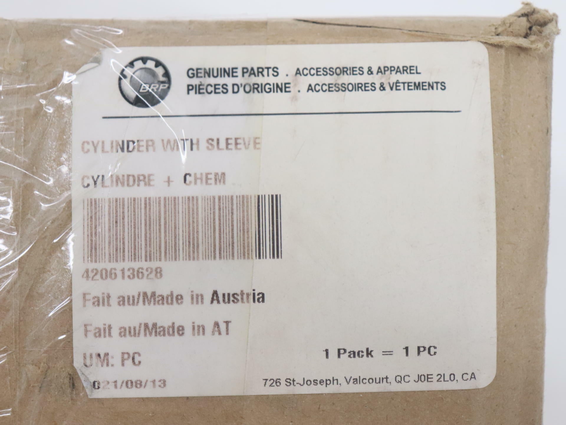 OPEN BOX - OEM Ski-Doo Cylinder Jug Sleeve Assy - MXZ TNT GSX Summit - 420613628