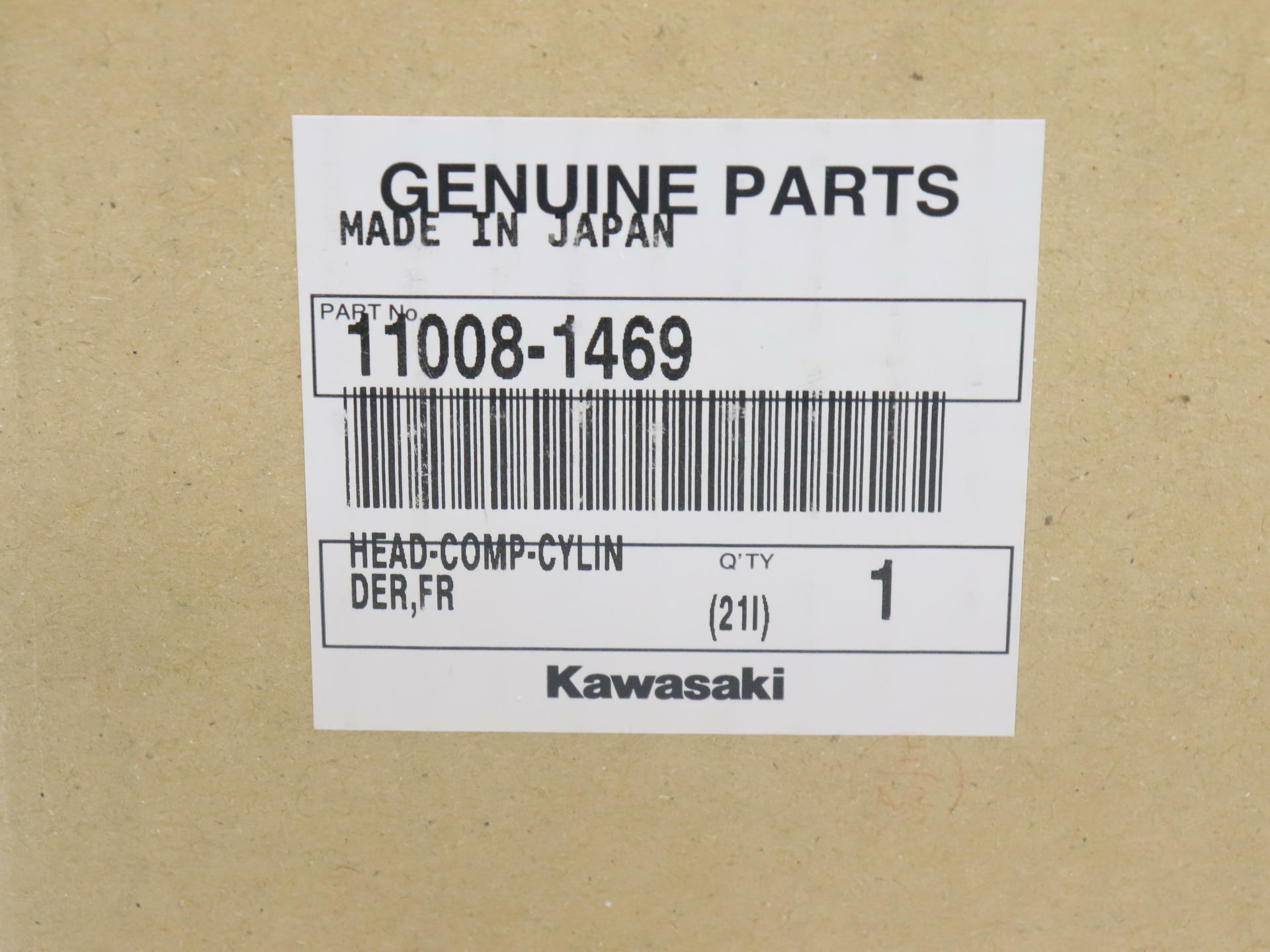 OPEN BOX - OEM Kawasaki Cylinder Head FRONT - 2022 Brute Force 750 - 11008-1469