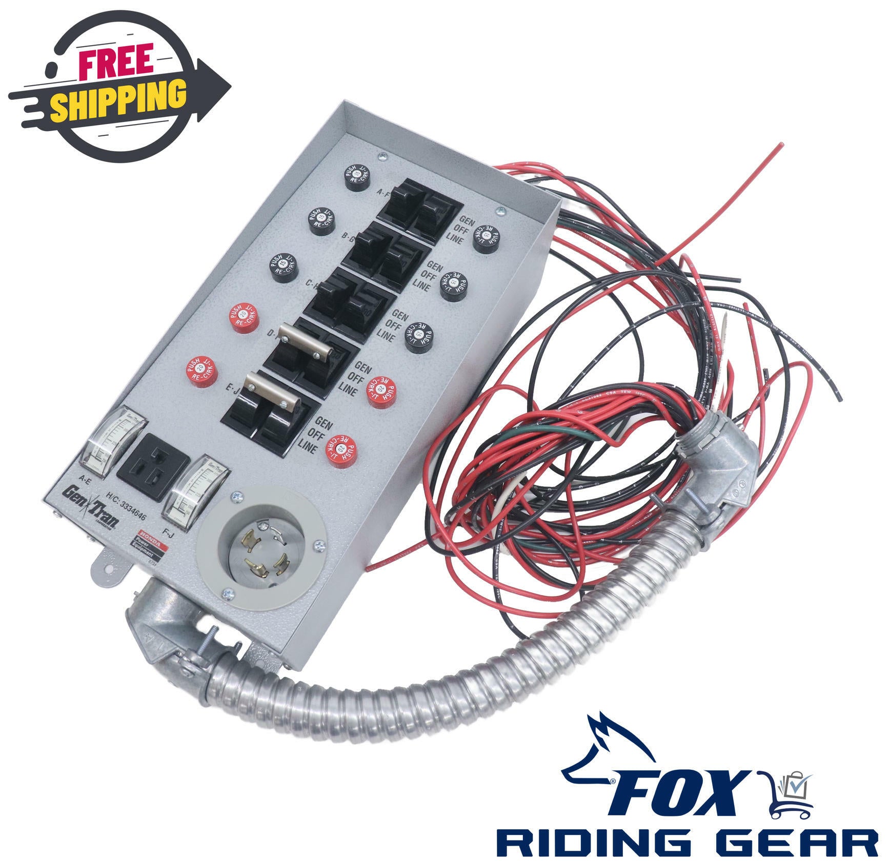 OPEN BOX - OEM Honda 10-Circuit Transfer Switch 120/240v - 32310-189006